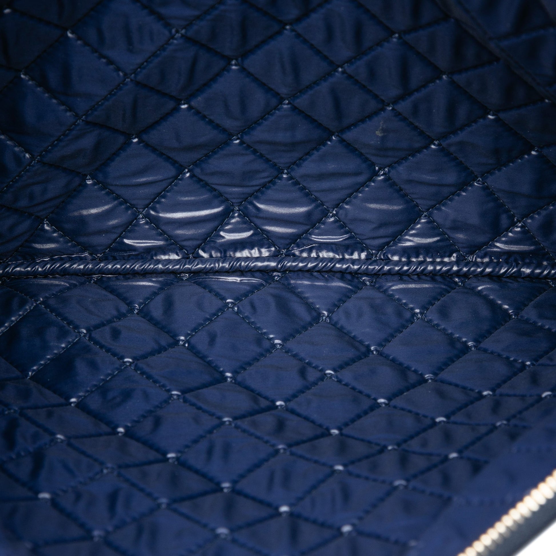 Chanel Large Quilted Lambskin Boy O Case Clutch