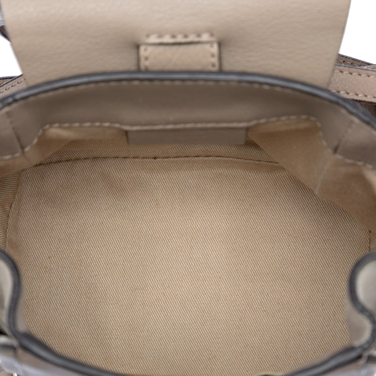 Chloé Mini Calfskin and Suede Faye Backpack