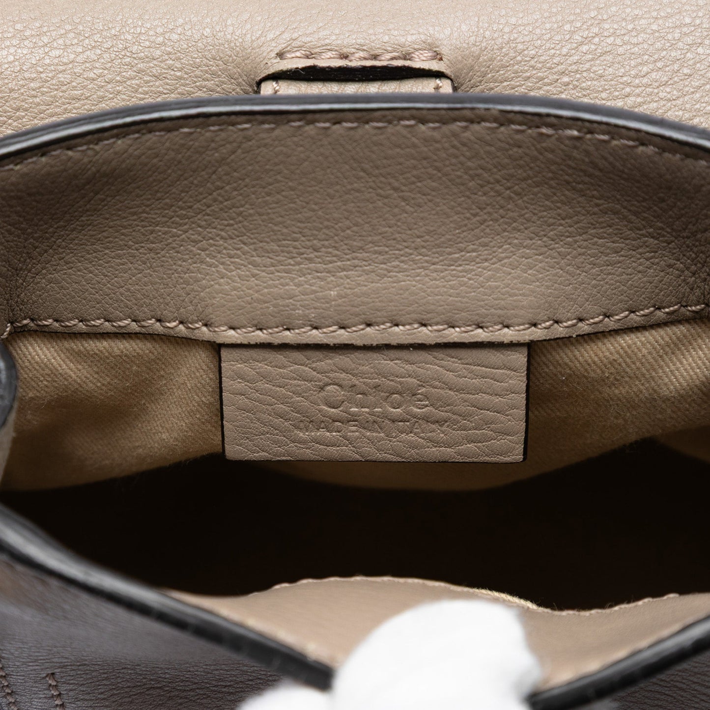 Chloé Mini Calfskin and Suede Faye Backpack