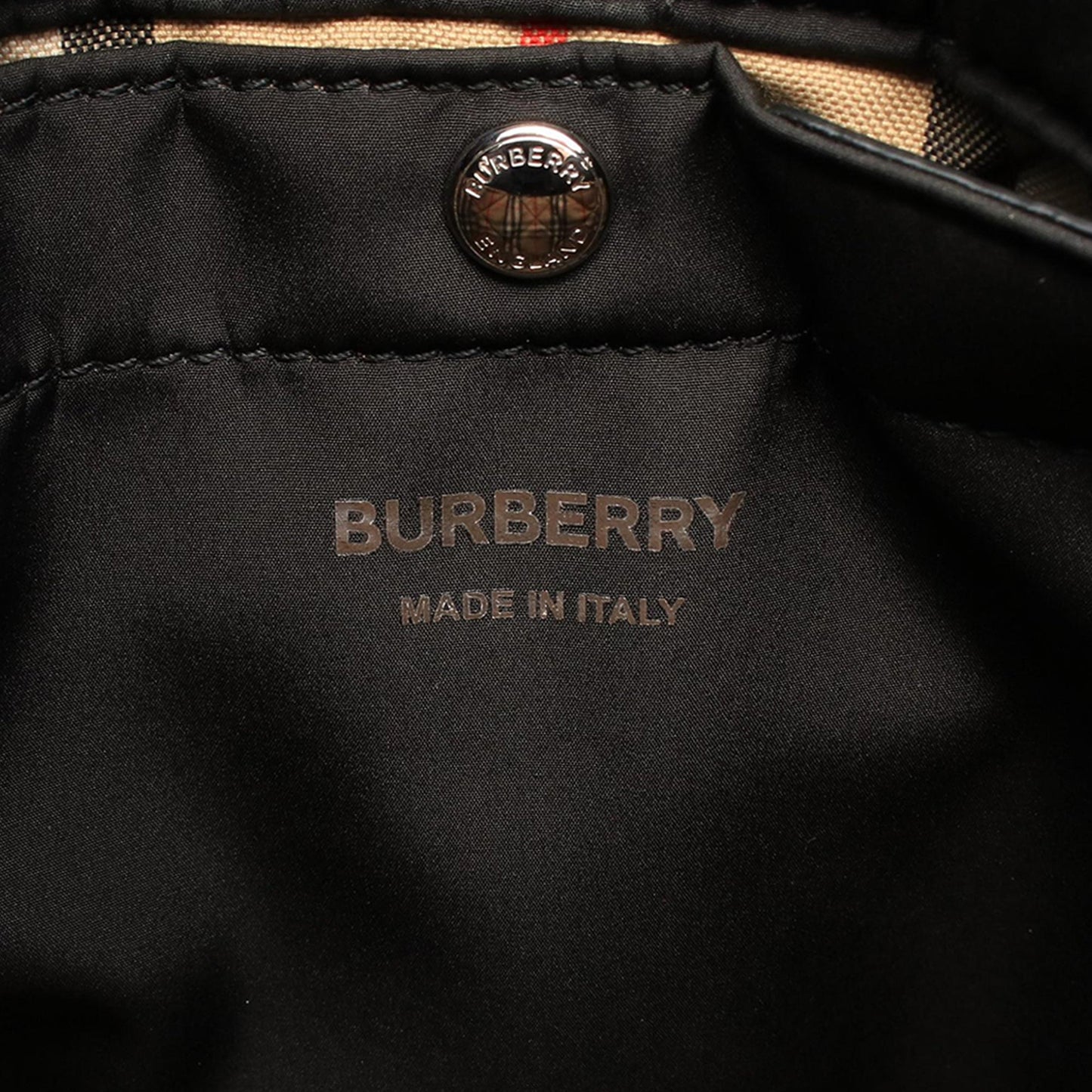 Burberry Small Nylon Laura Bucket Bag