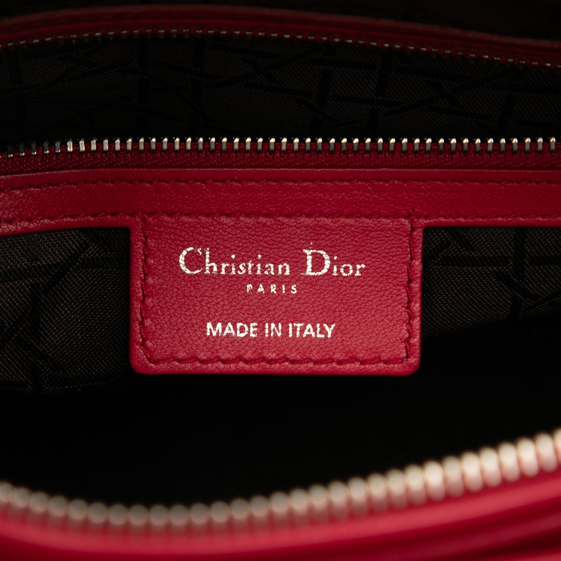 Dior Large Lambskin Cannage Lady Dior