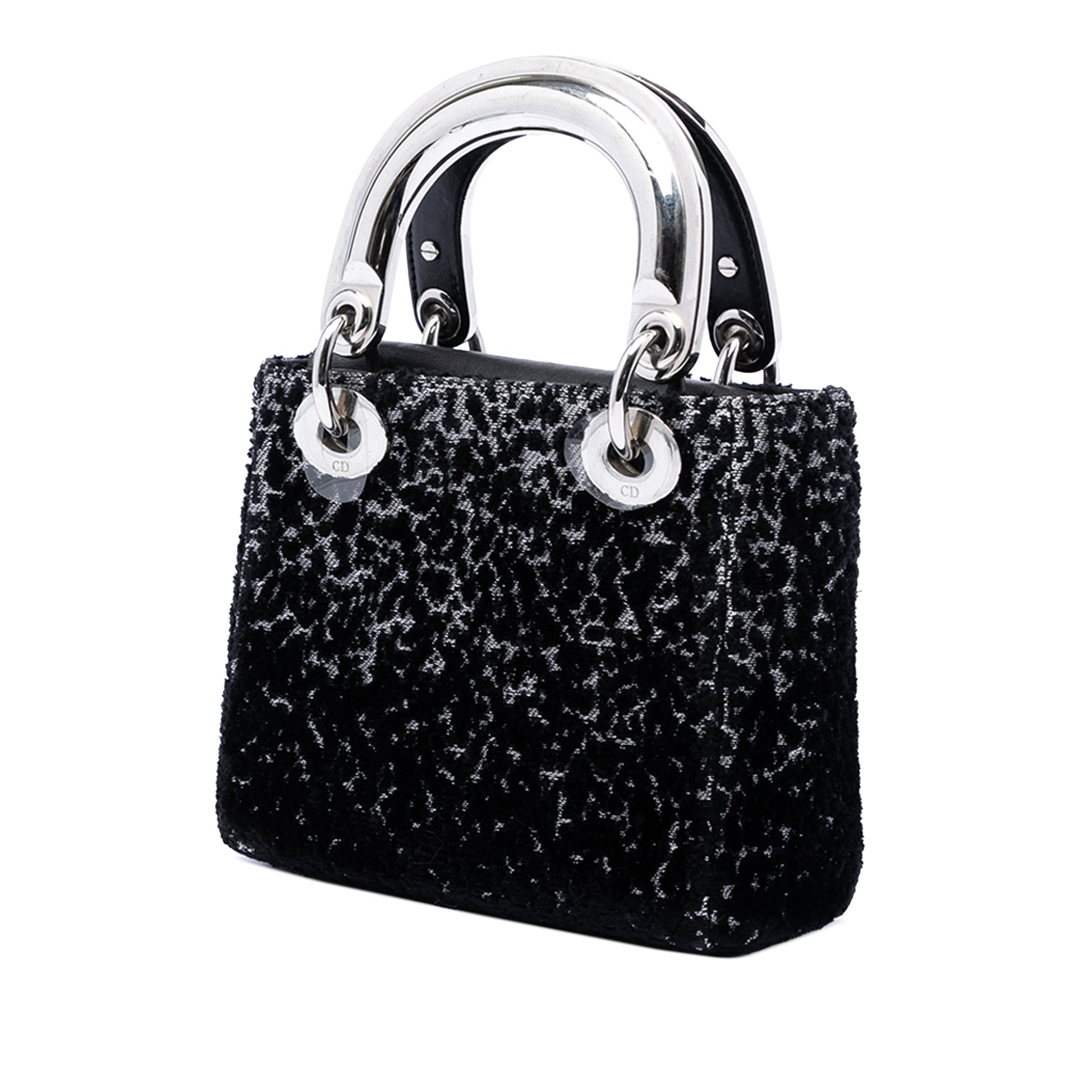 Dior Mini Fabric Lame Lady Dior