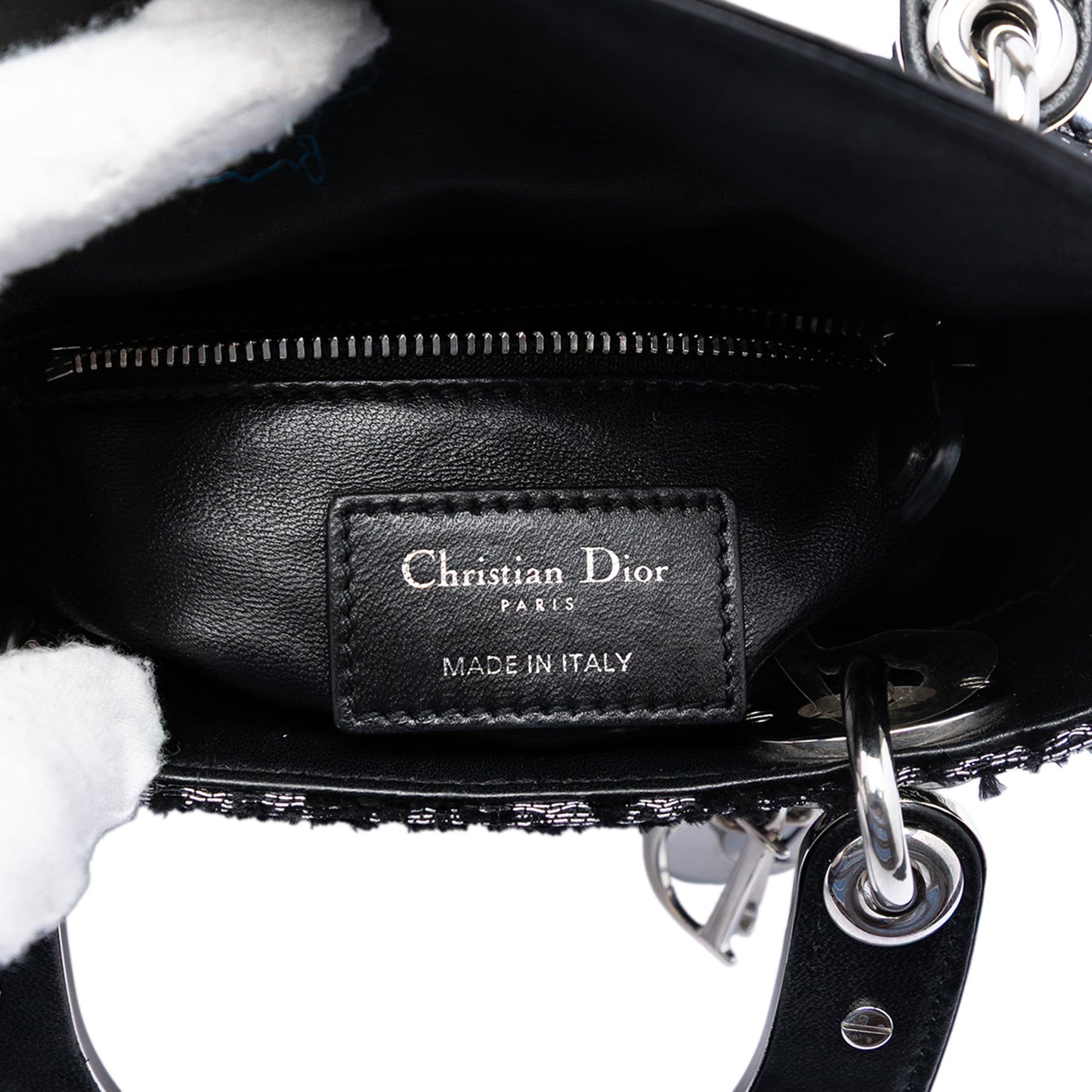 Dior Mini Fabric Lame Lady Dior