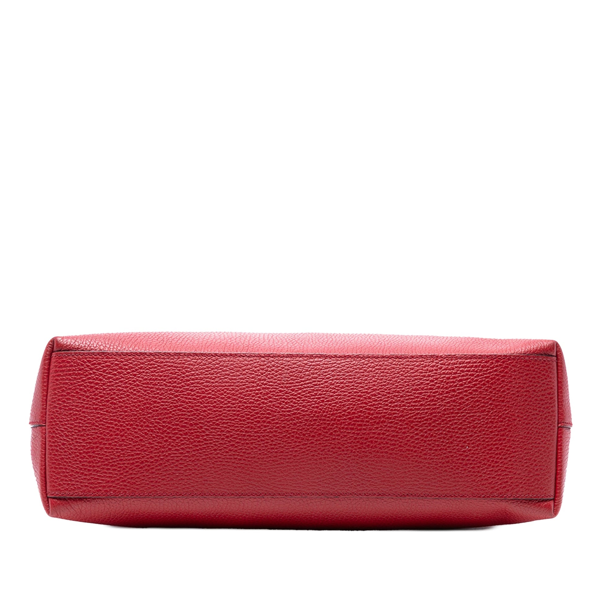 Gucci Leather Bamboo Tassel Satchel