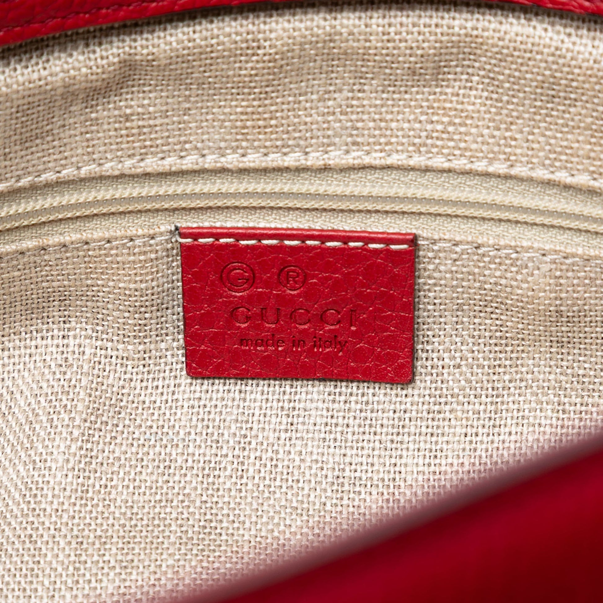 Gucci Leather Bamboo Tassel Satchel