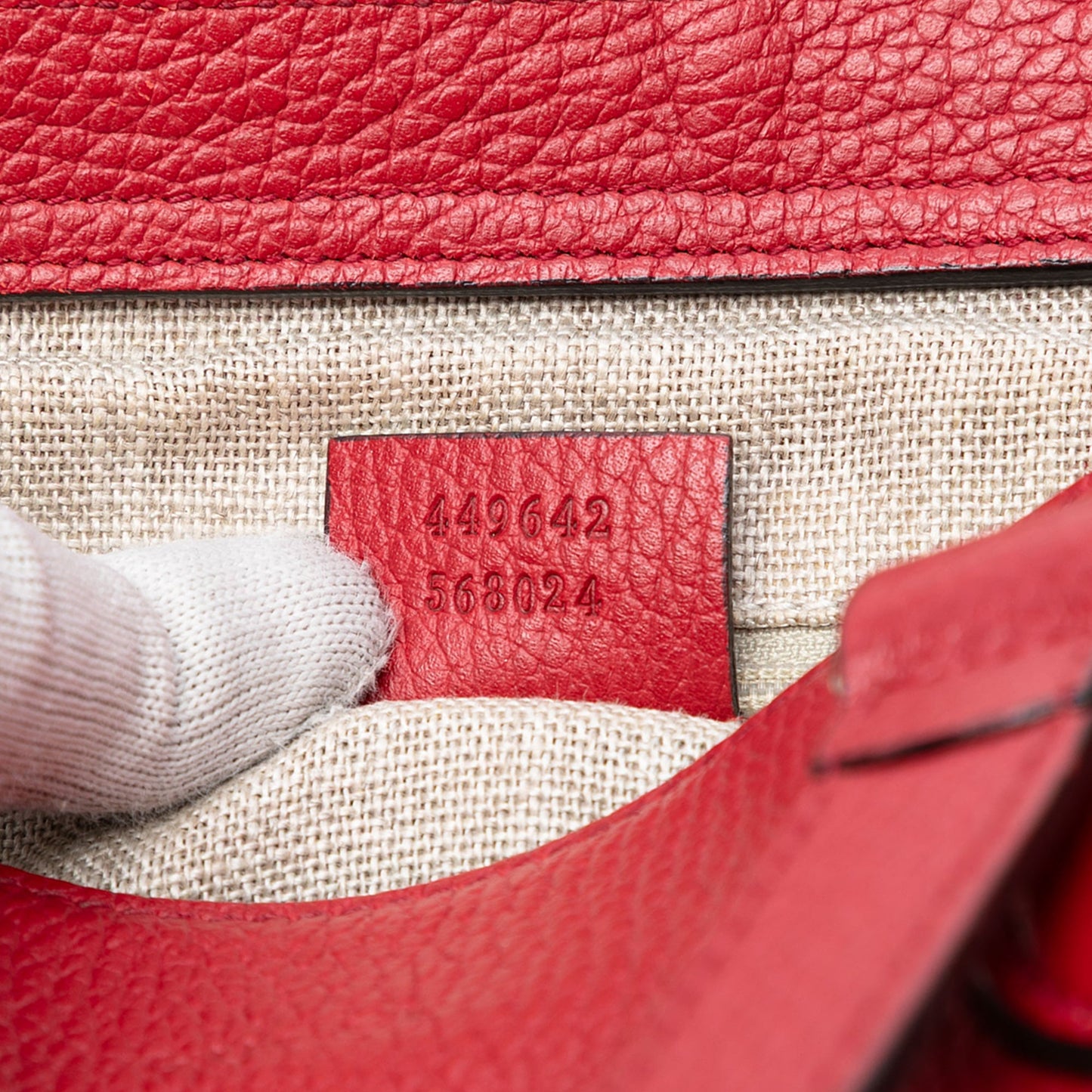 Gucci Leather Bamboo Tassel Satchel