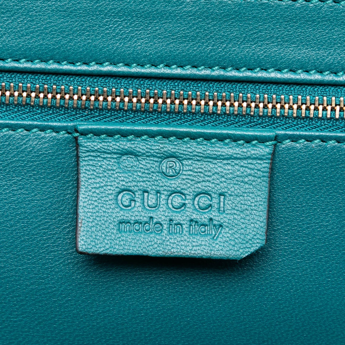 Gucci Suede Crystal Embellished Interlocking G Broadway Clutch
