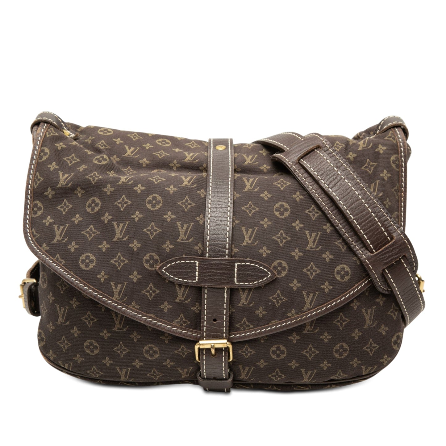 Louis Vuitton Monogram Mini Lin Saumur 30