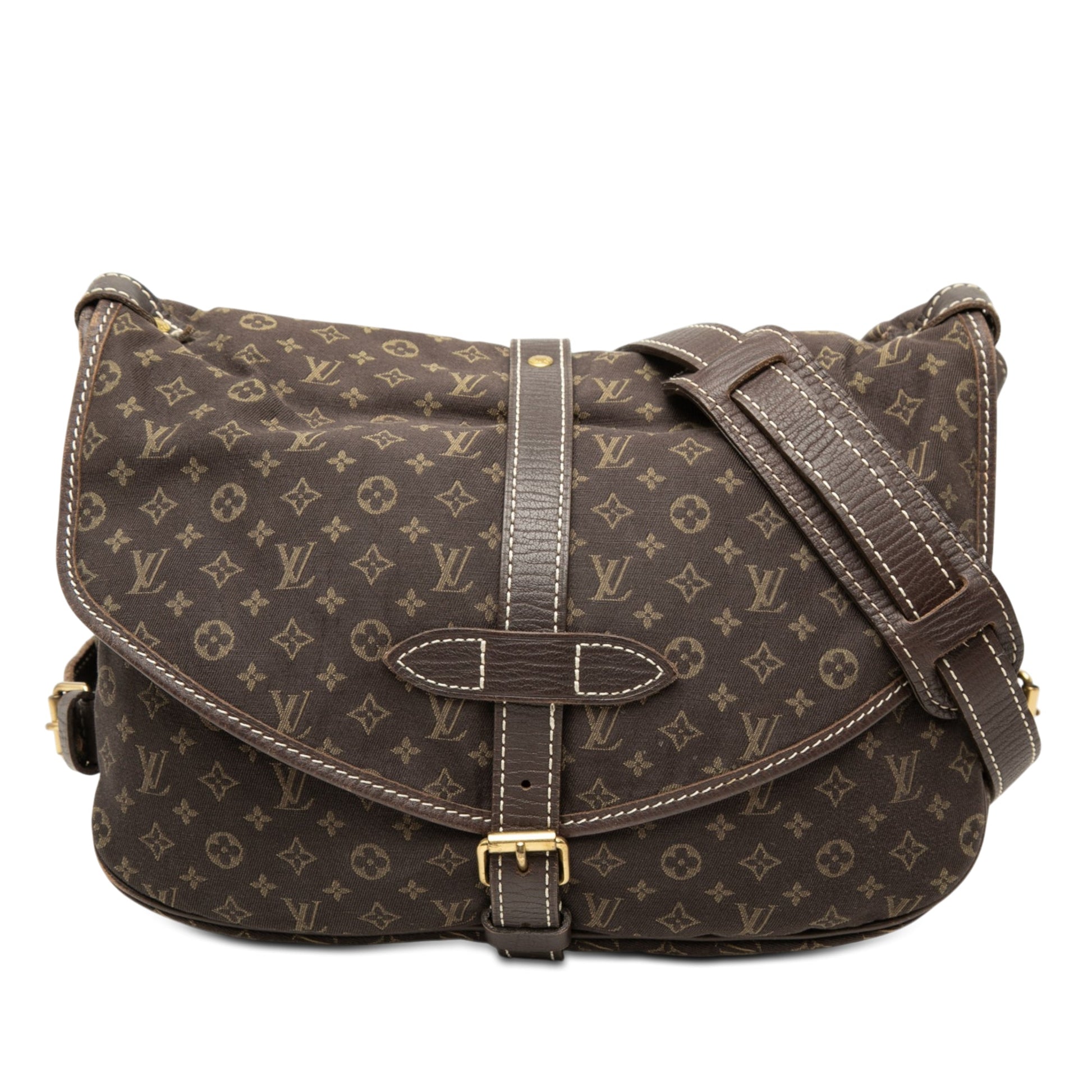 Louis Vuitton Monogram Mini Lin Saumur 30