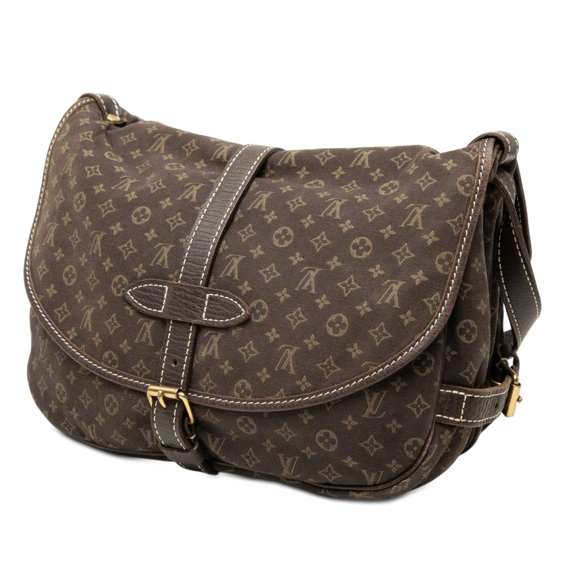 Louis Vuitton Monogram Mini Lin Saumur 30