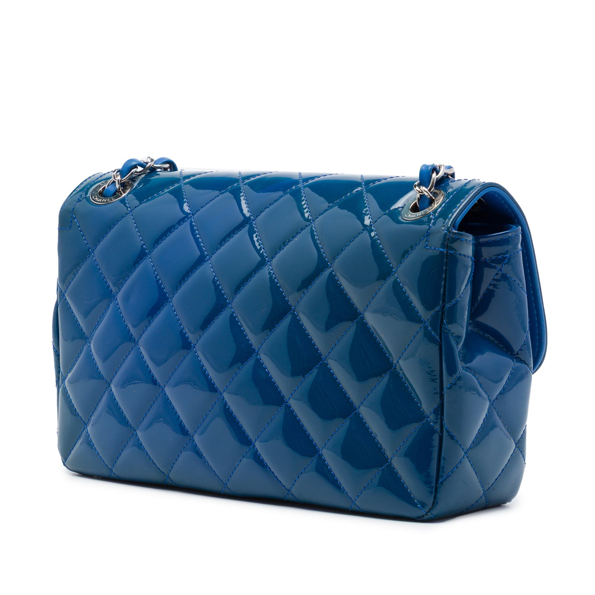 Chanel Medium Quilted Patent Coco Shine Flap