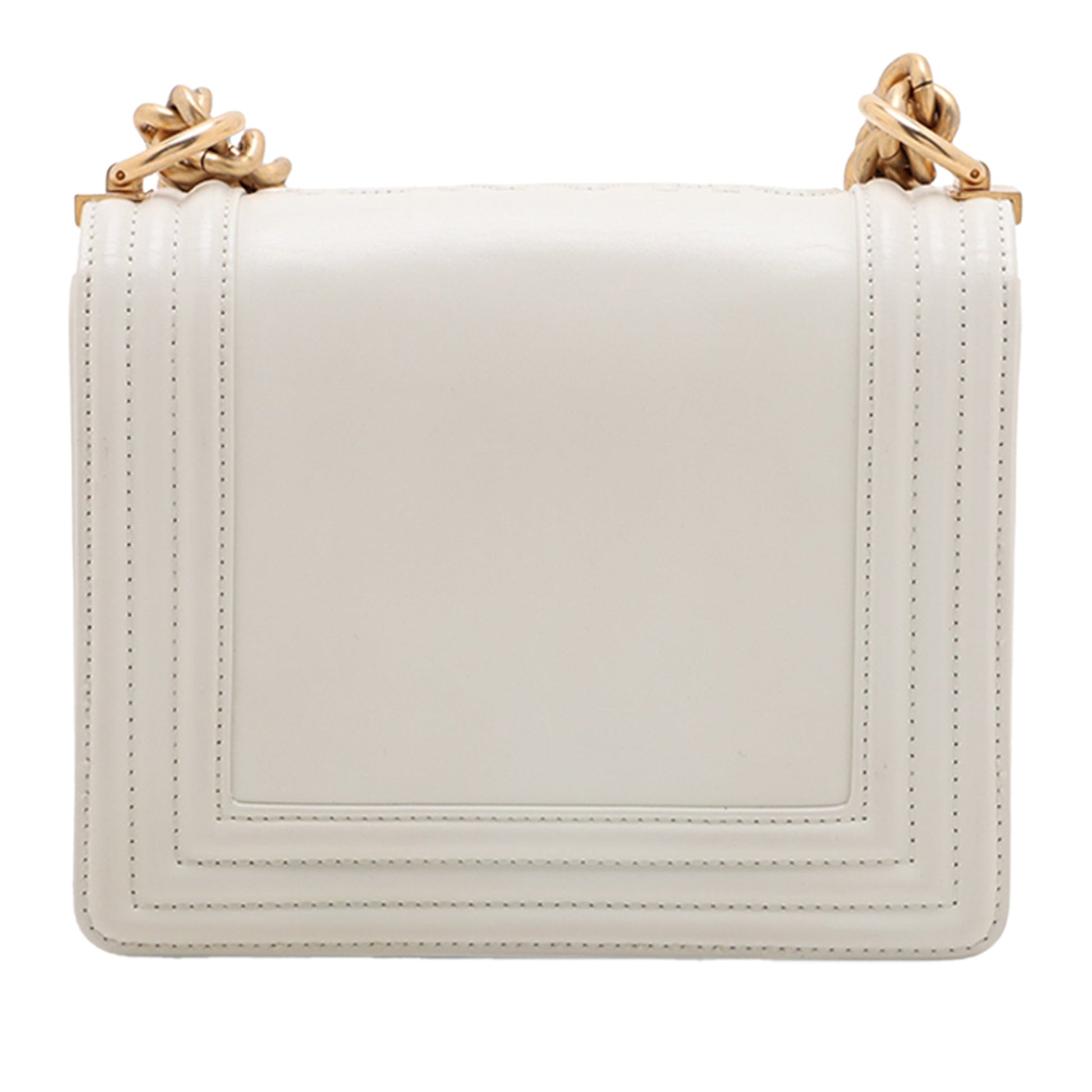 Chanel Square Calfskin Boy Reverso Flap