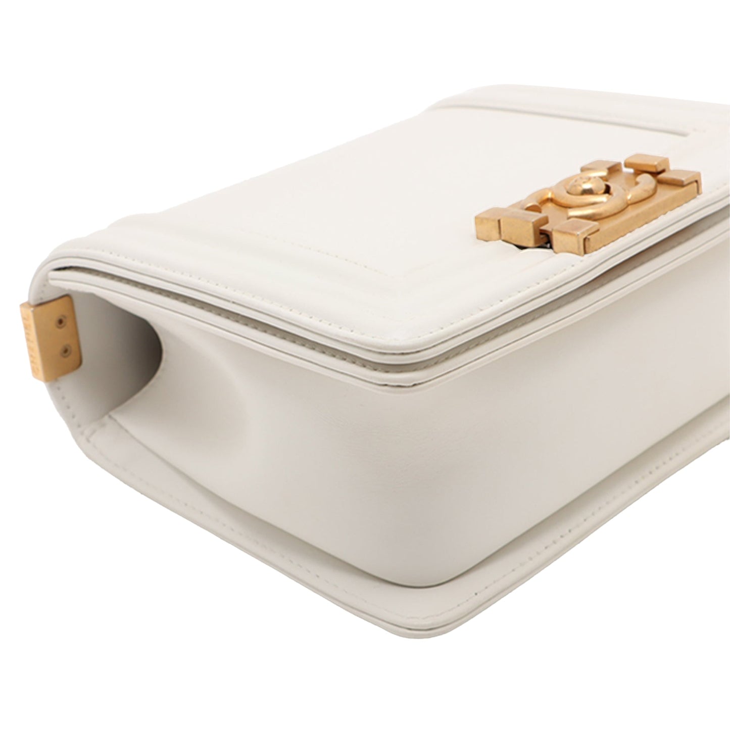 Chanel Square Calfskin Boy Reverso Flap
