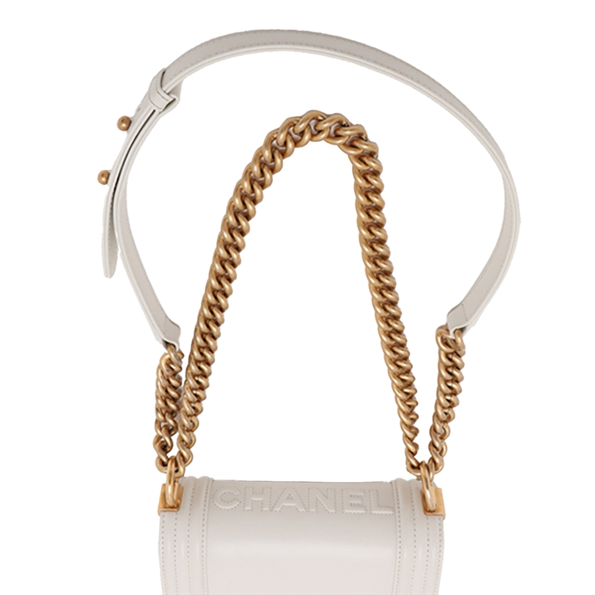 Chanel Square Calfskin Boy Reverso Flap