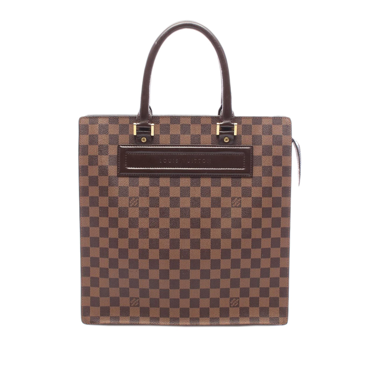 Louis Vuitton Damier Ebene Venice Sac Plat GM — Brown