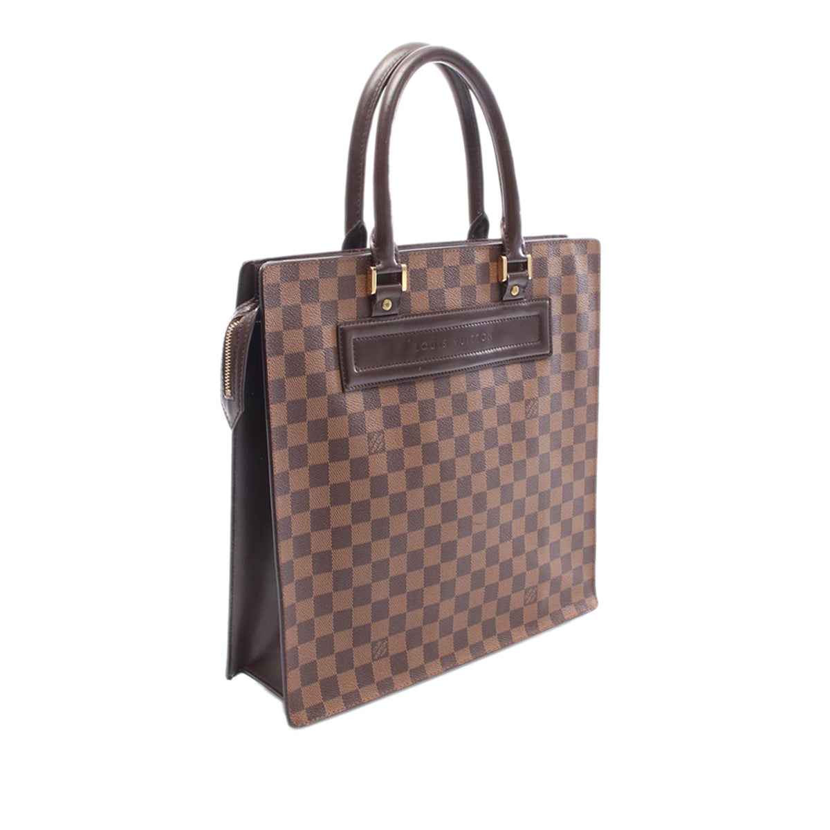 Louis Vuitton Damier Ebene Venice Sac Plat GM — Brown