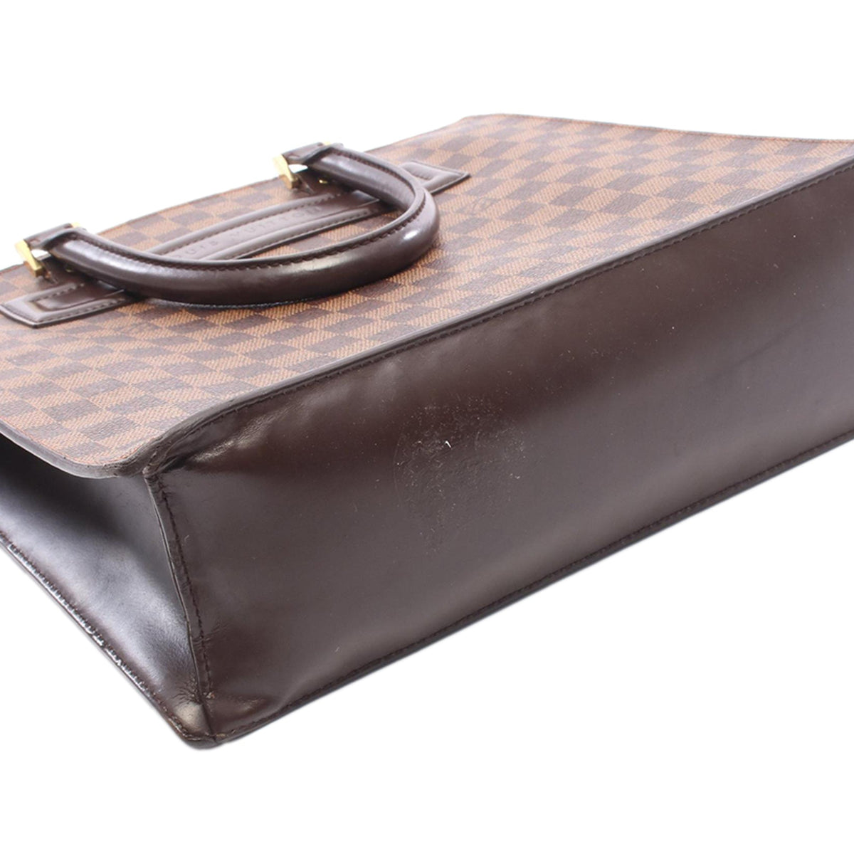 Louis Vuitton Damier Ebene Venice Sac Plat GM — Brown