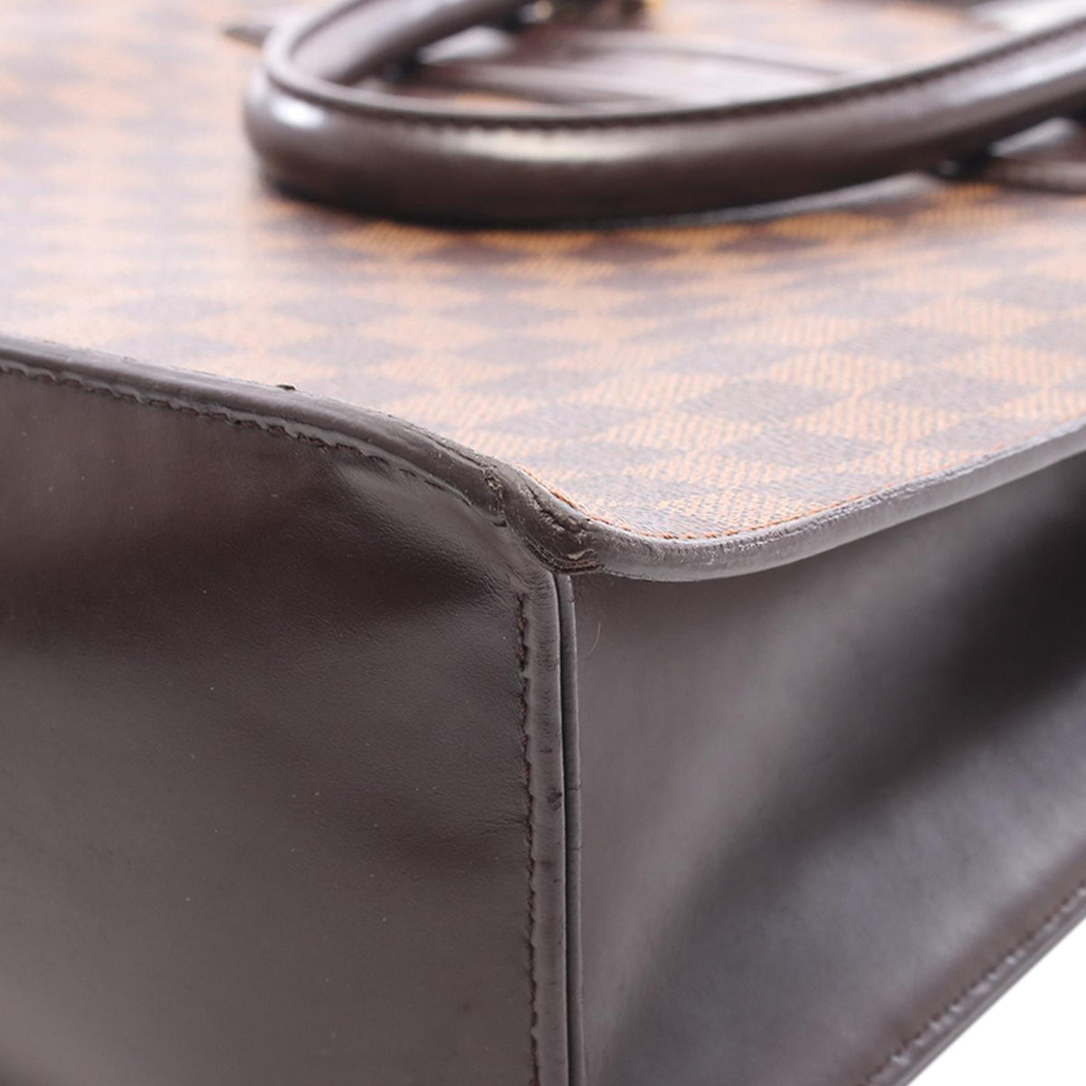 Louis Vuitton Damier Ebene Venice Sac Plat GM — Brown