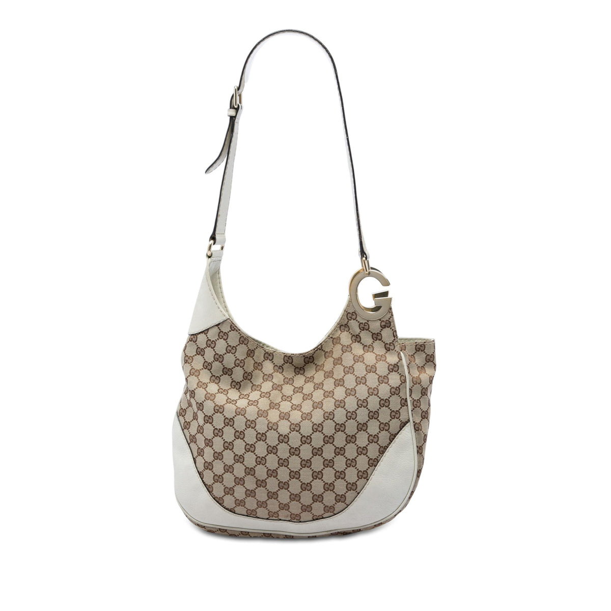 Gucci GG Canvas Charlotte Crossbody — Beige