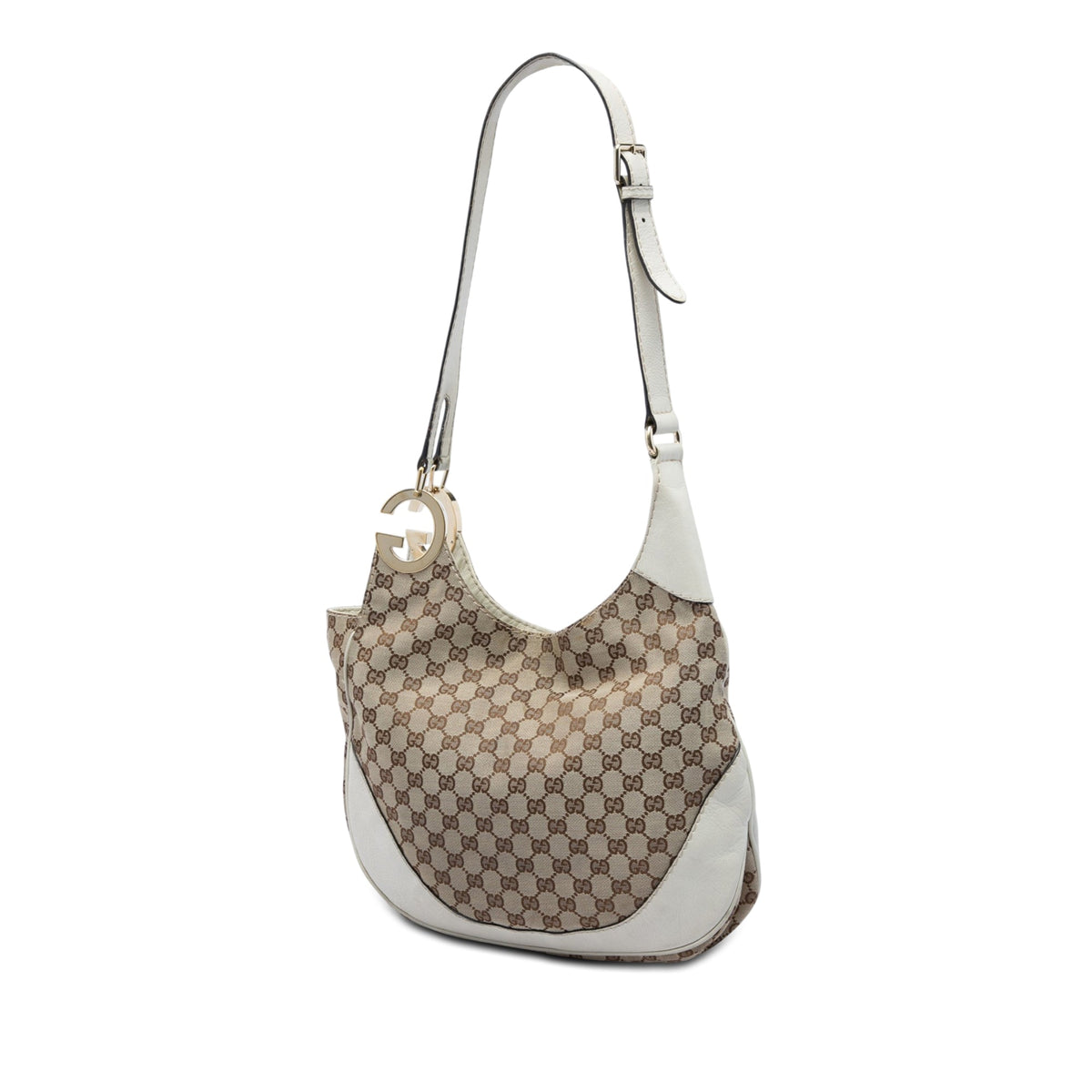 Gucci GG Canvas Charlotte Crossbody — Beige