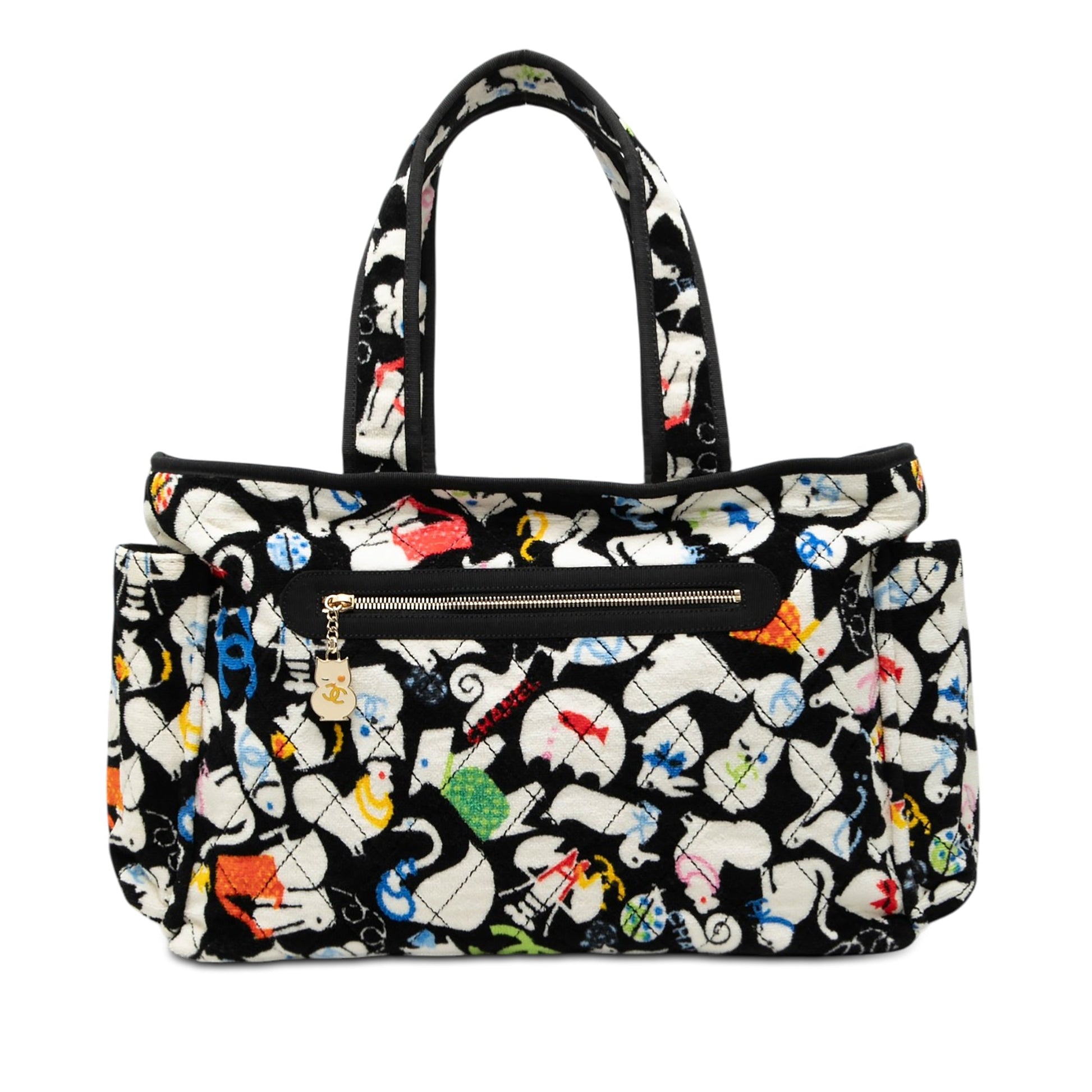 Chanel Terry Cloth Baby Animals Diaper Bag