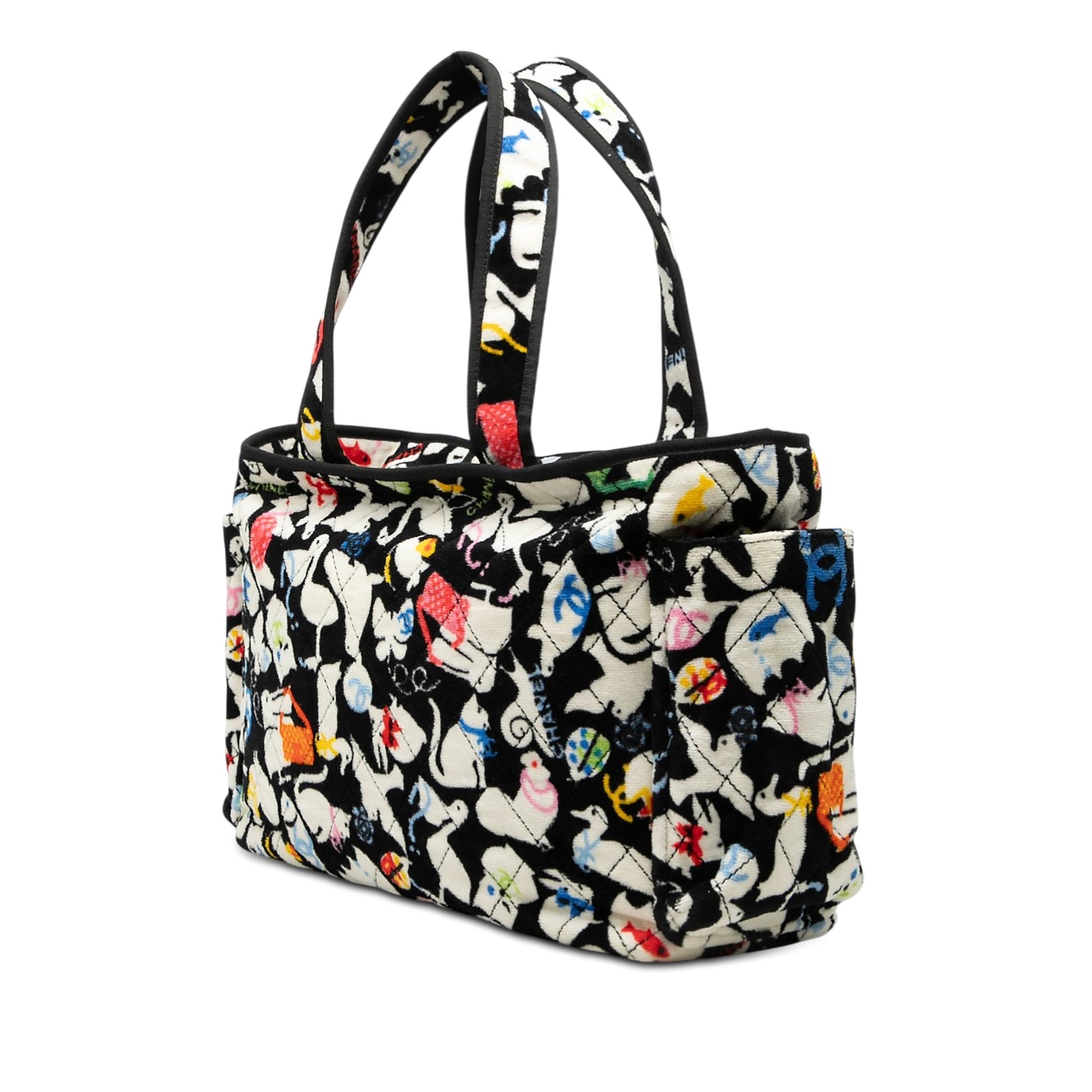 Chanel Terry Cloth Baby Animals Diaper Bag
