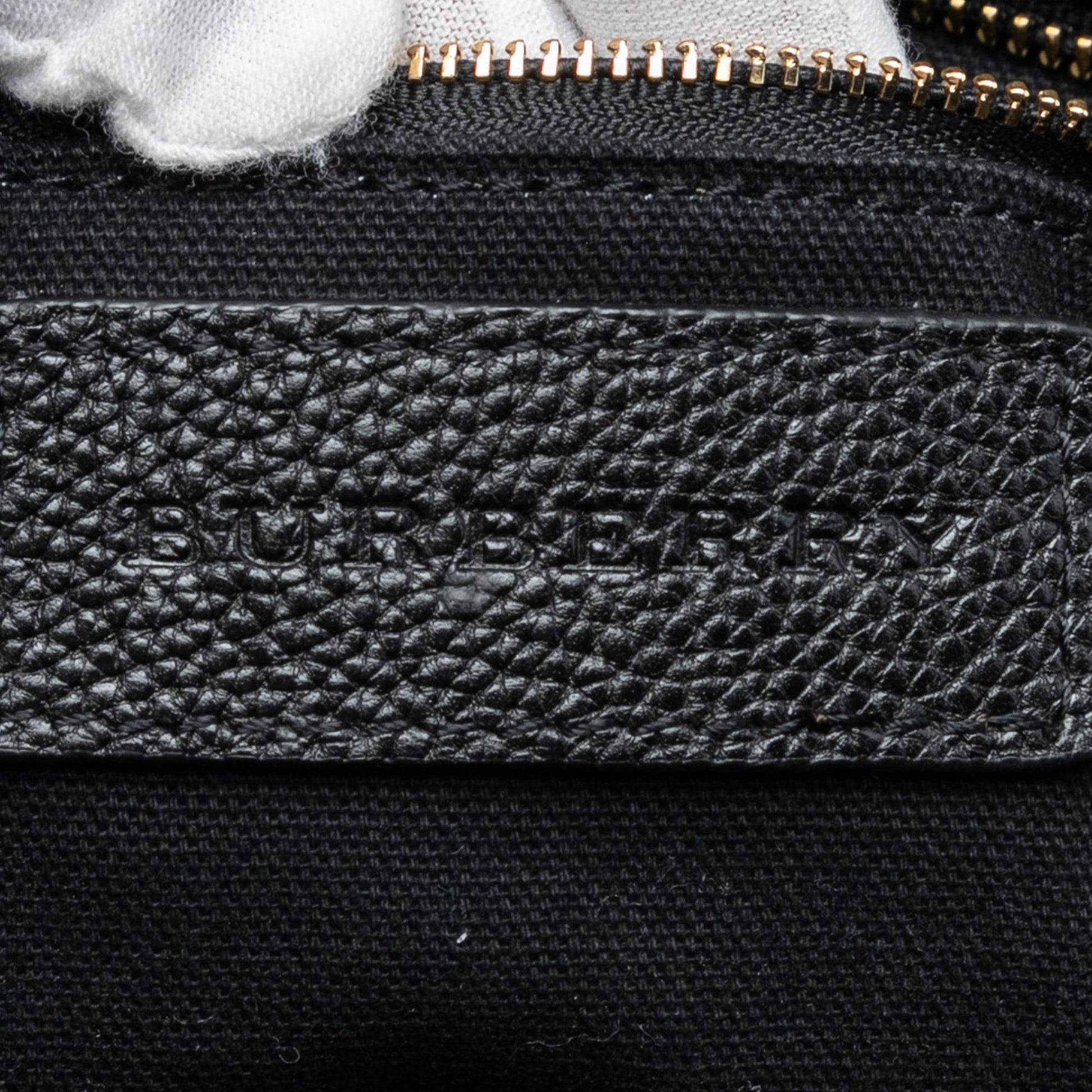 Burberry Leather and Mega Check Canvas Harcourt Satchel