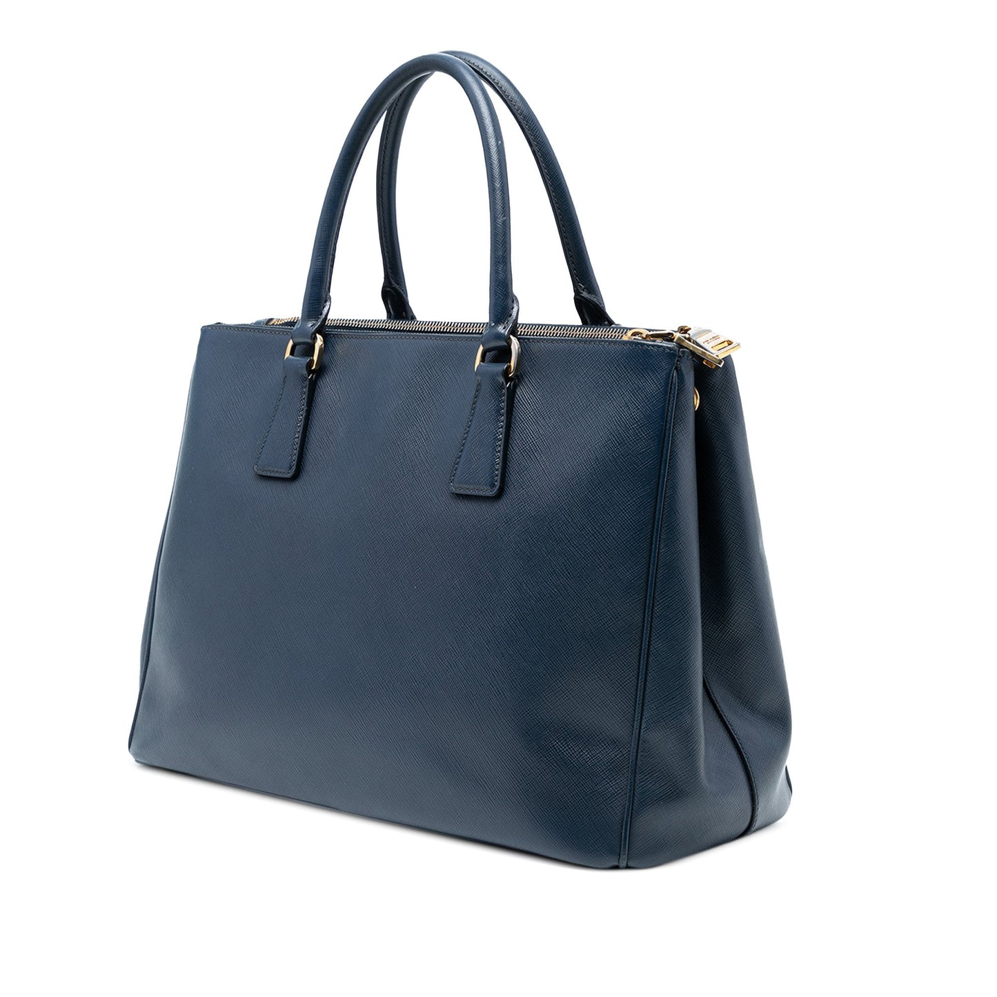 Prada Medium Saffiano Lux Galleria Double Zip Satchel