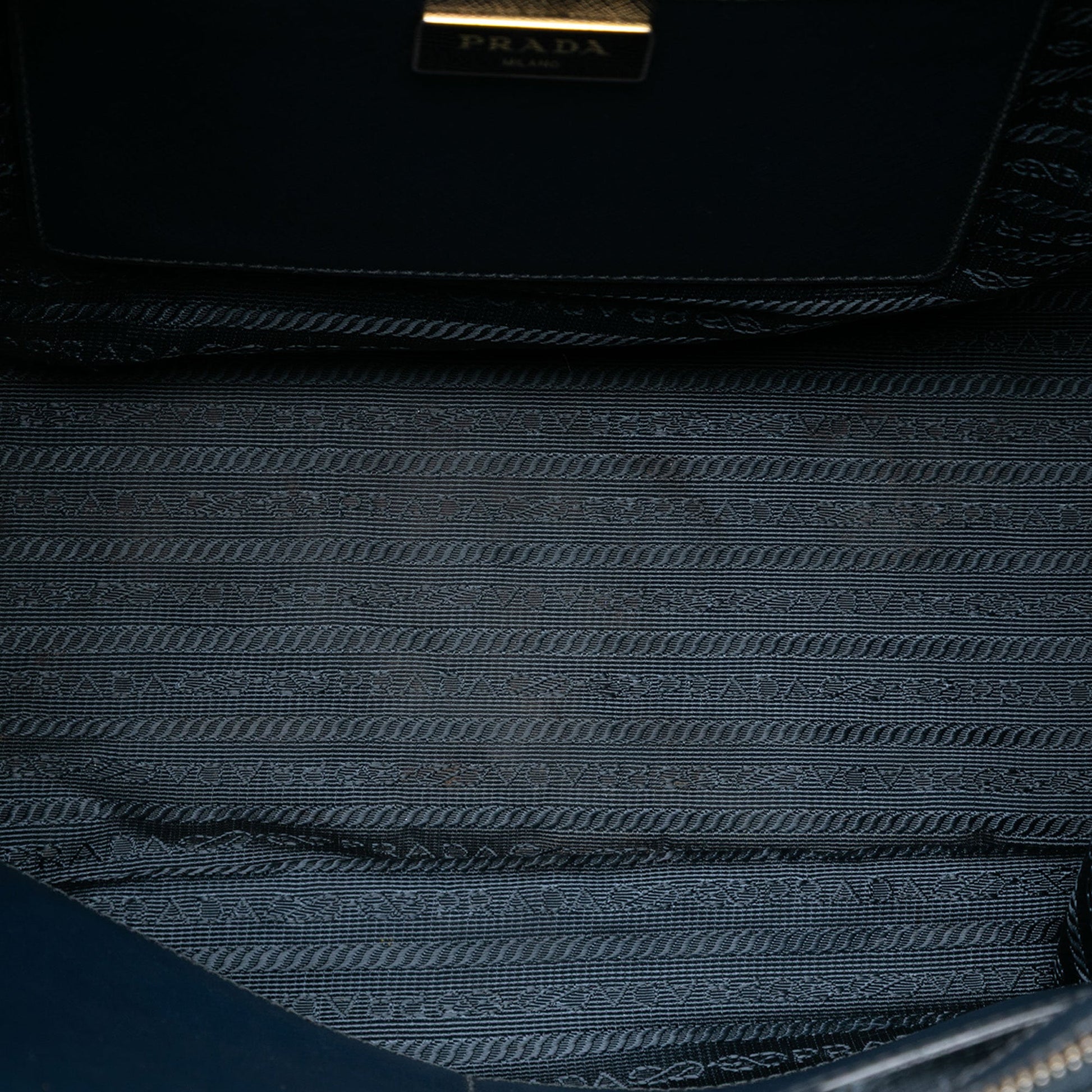 Prada Medium Saffiano Lux Galleria Double Zip Satchel