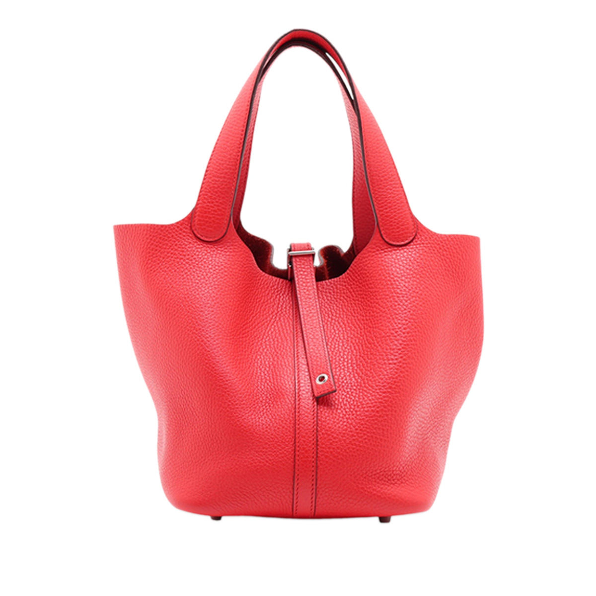 Hermès Clemence Picotin Lock 22 — Red