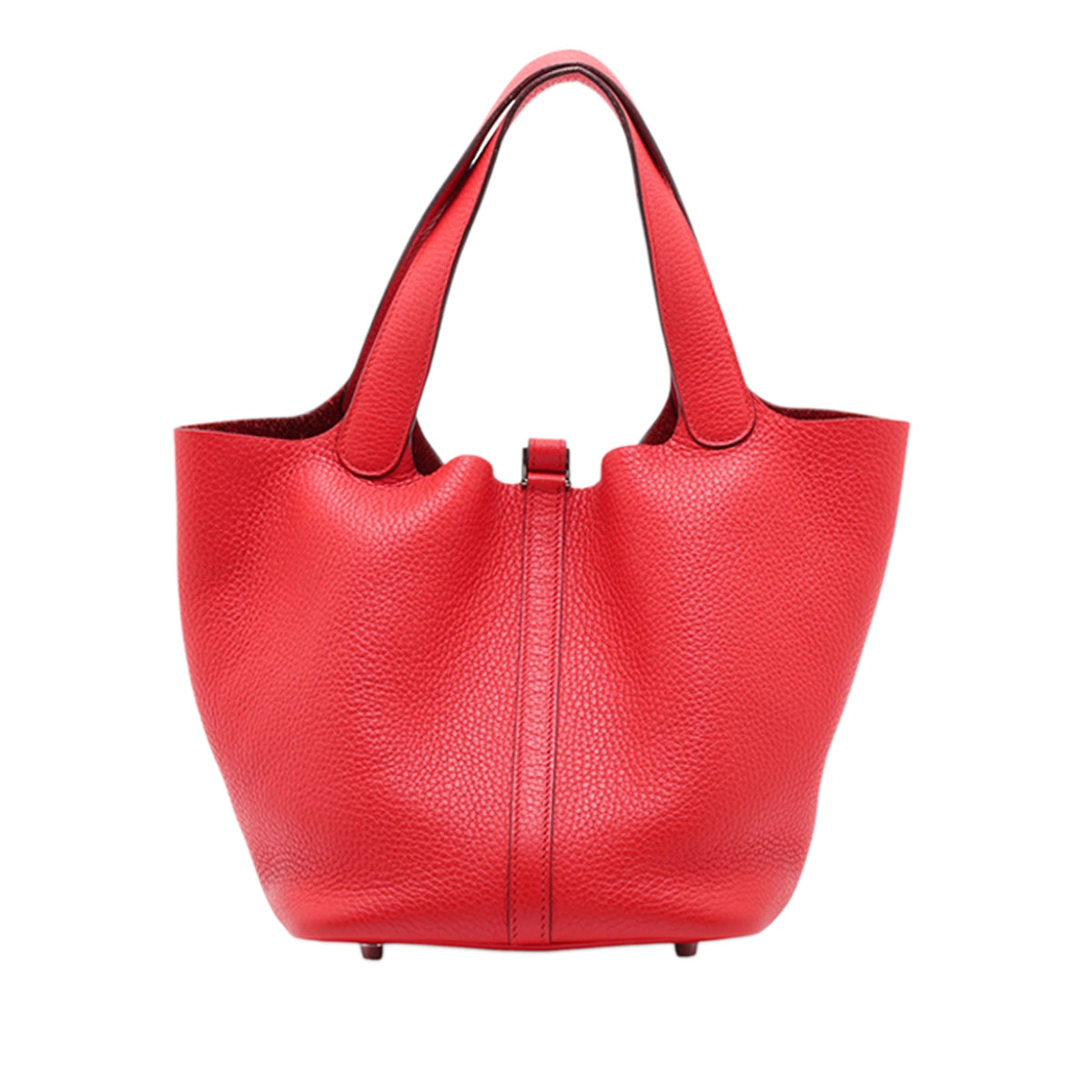 Hermès Clemence Picotin Lock 22 — Red