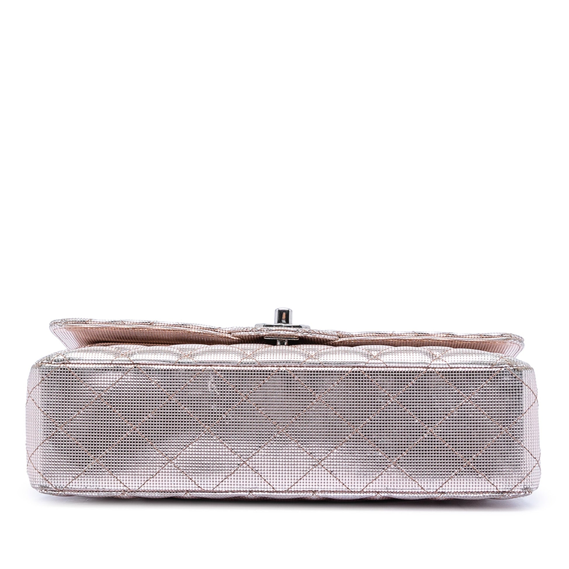 Medium Classic Calfskin Pixel Effect Double Flap