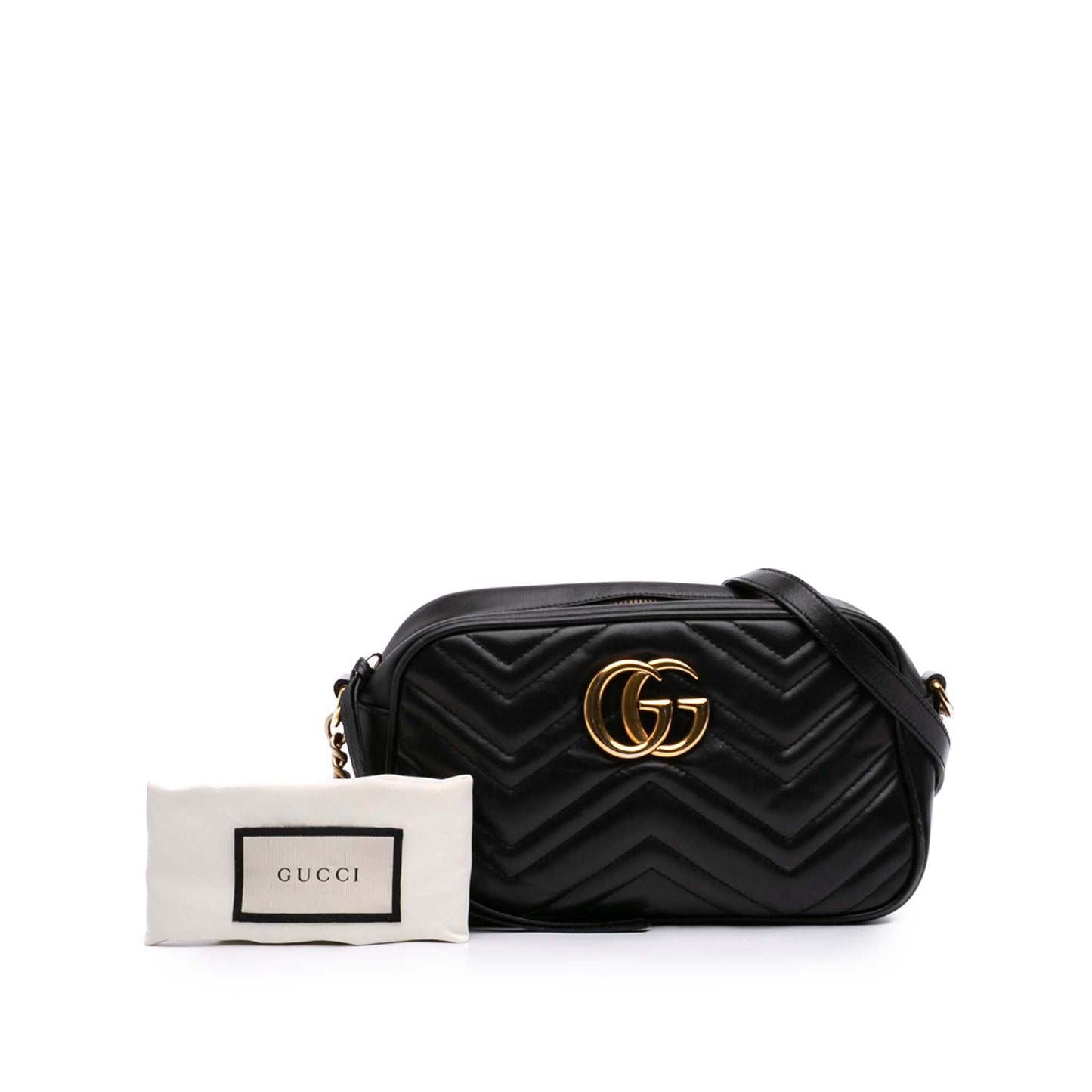 Gucci Small GG Marmont Matelasse Calfskin Crossbody