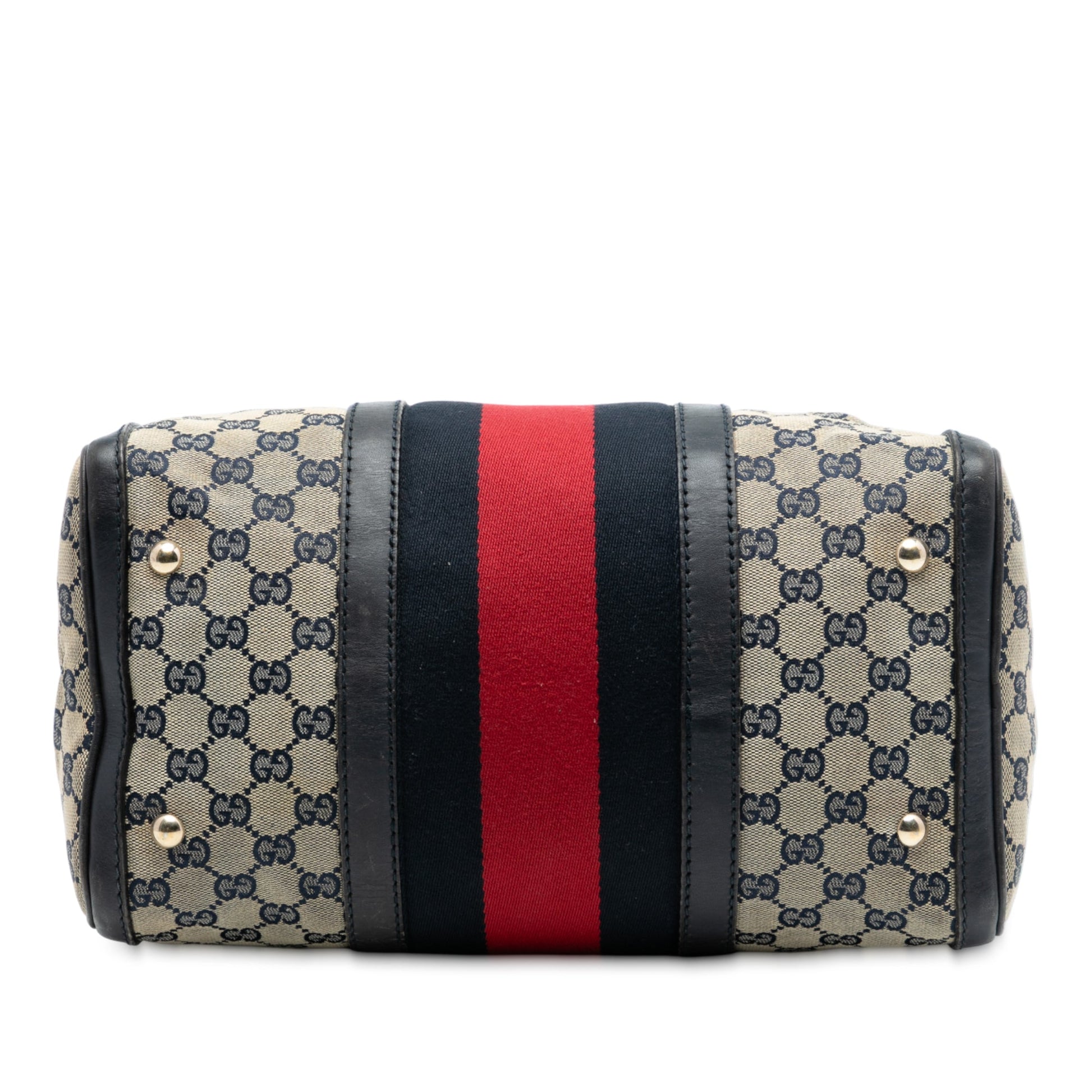 Gucci Medium GG Canvas Web Joy Boston Bag