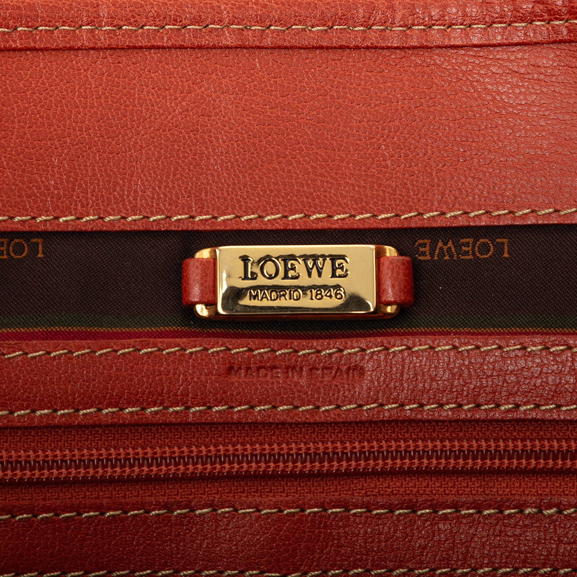 LOEWE Leather Velazquez Twist Tote