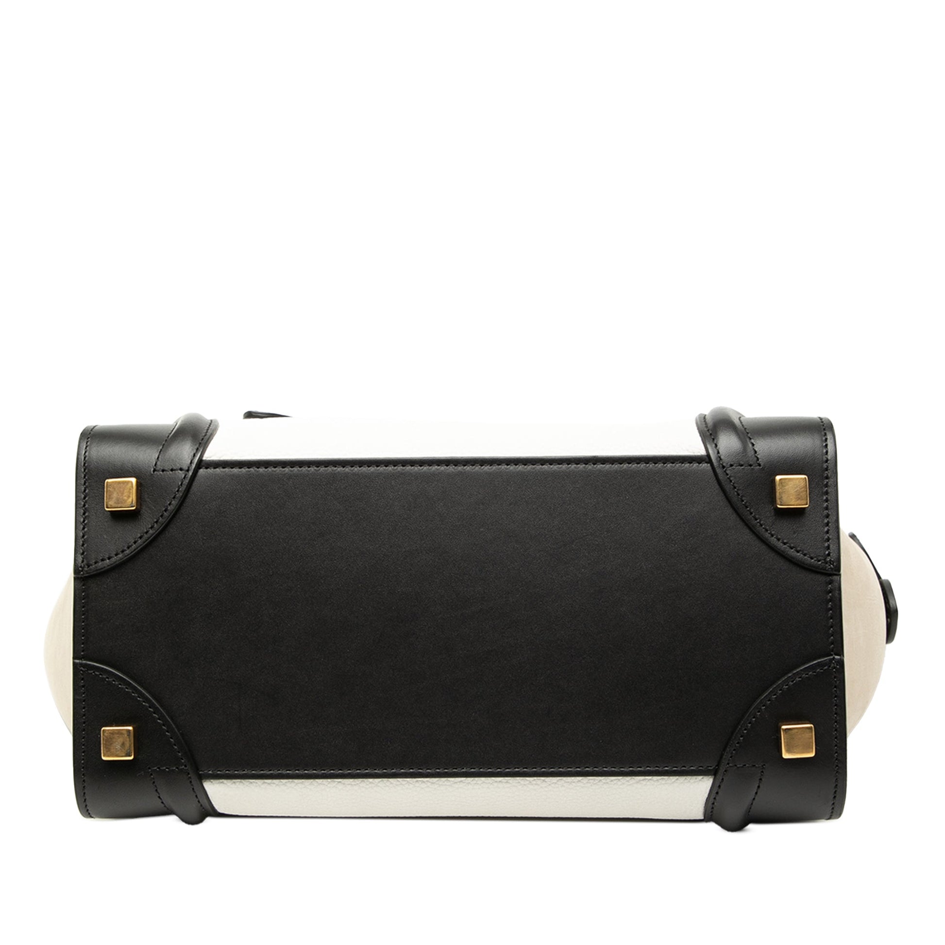 Celine Micro Tricolor Leather Luggage Tote