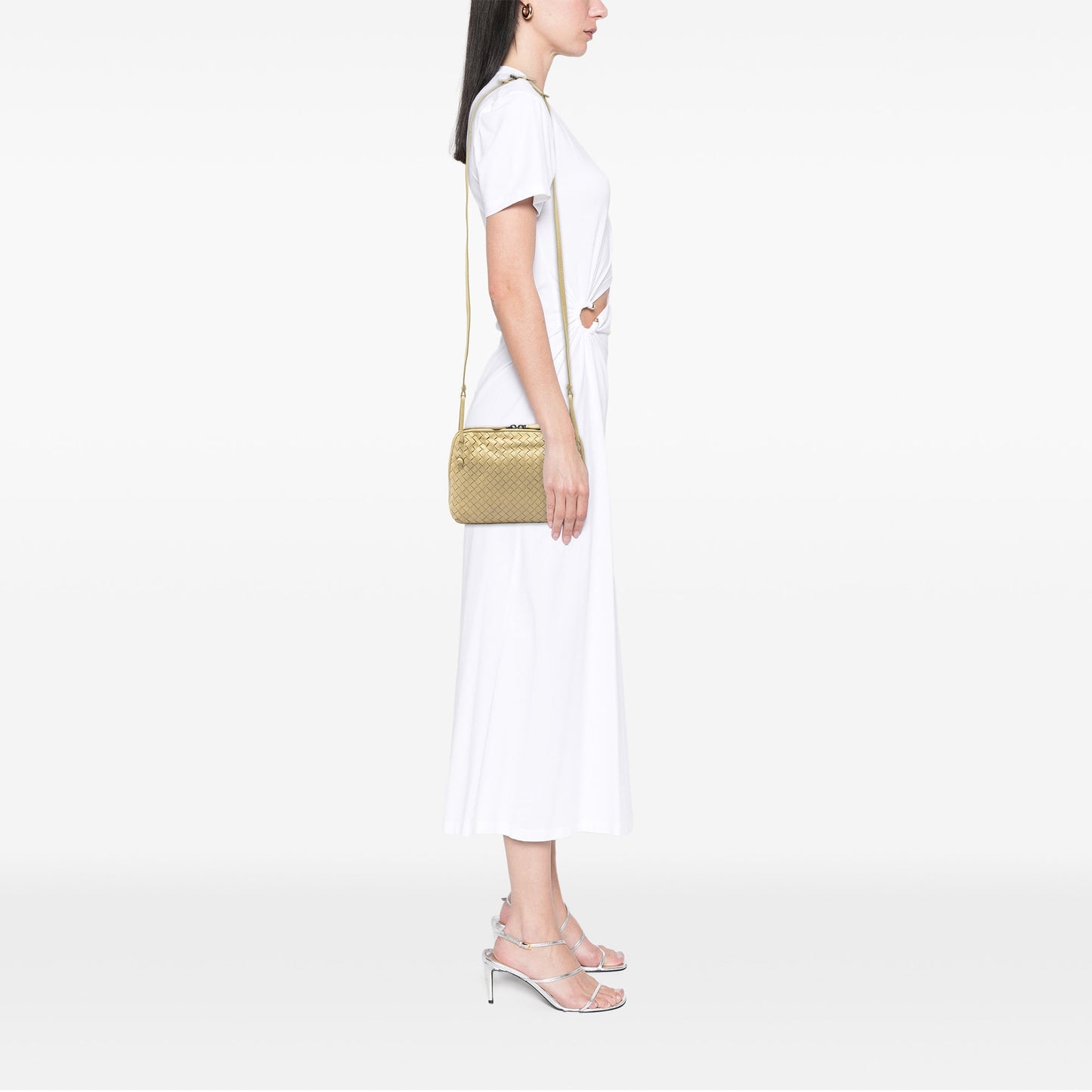 Bottega Veneta Nappa Intrecciato Nodini Crossbody