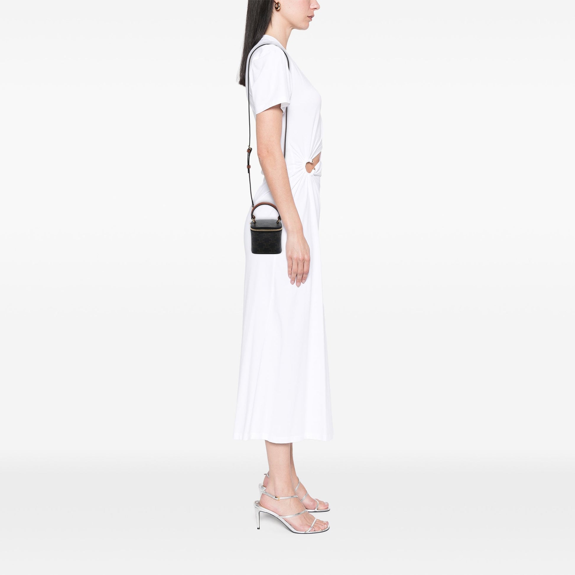 Celine Mini Triomphe Coated Canvas Vanity Case