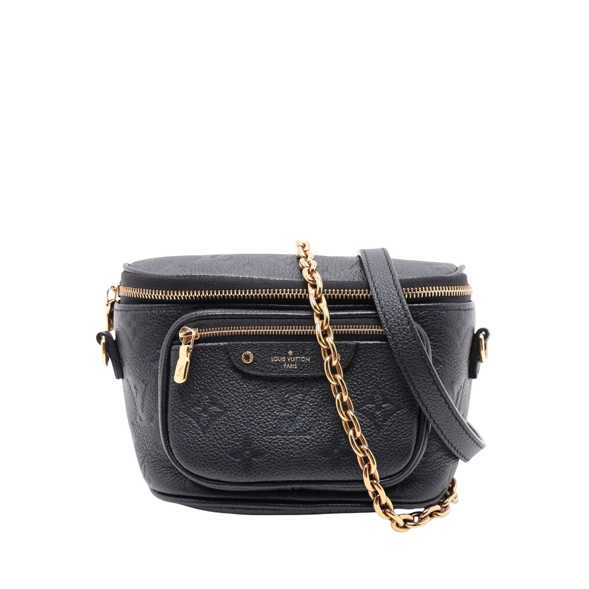 Louis Vuitton Monogram Empreinte Mini Bumbag — Black