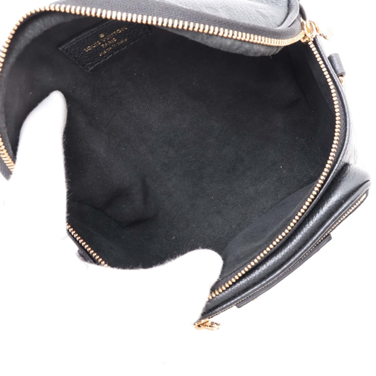 Louis Vuitton Monogram Empreinte Mini Bumbag — Black