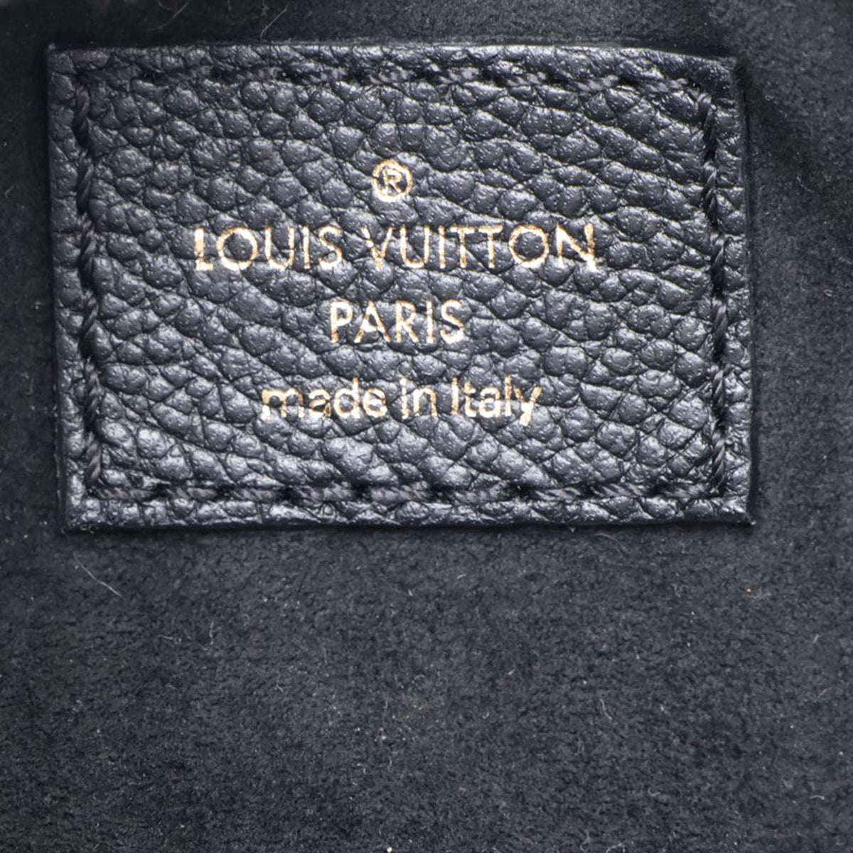 Louis Vuitton Monogram Empreinte Mini Bumbag — Black