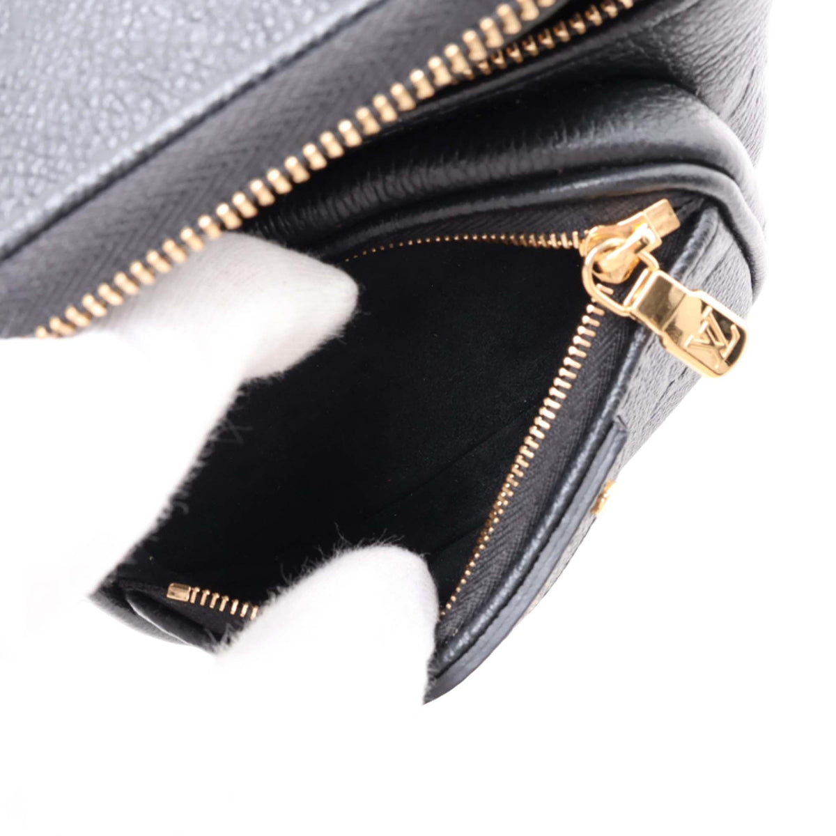 Louis Vuitton Monogram Empreinte Mini Bumbag — Black
