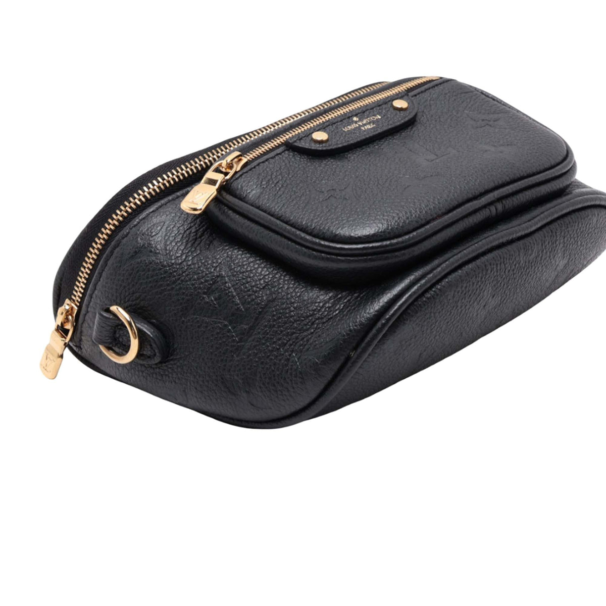 Louis Vuitton Monogram Empreinte Mini Bumbag — Black