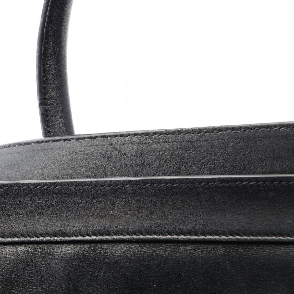 Celine Mini Tricolor Leather Luggage Tote