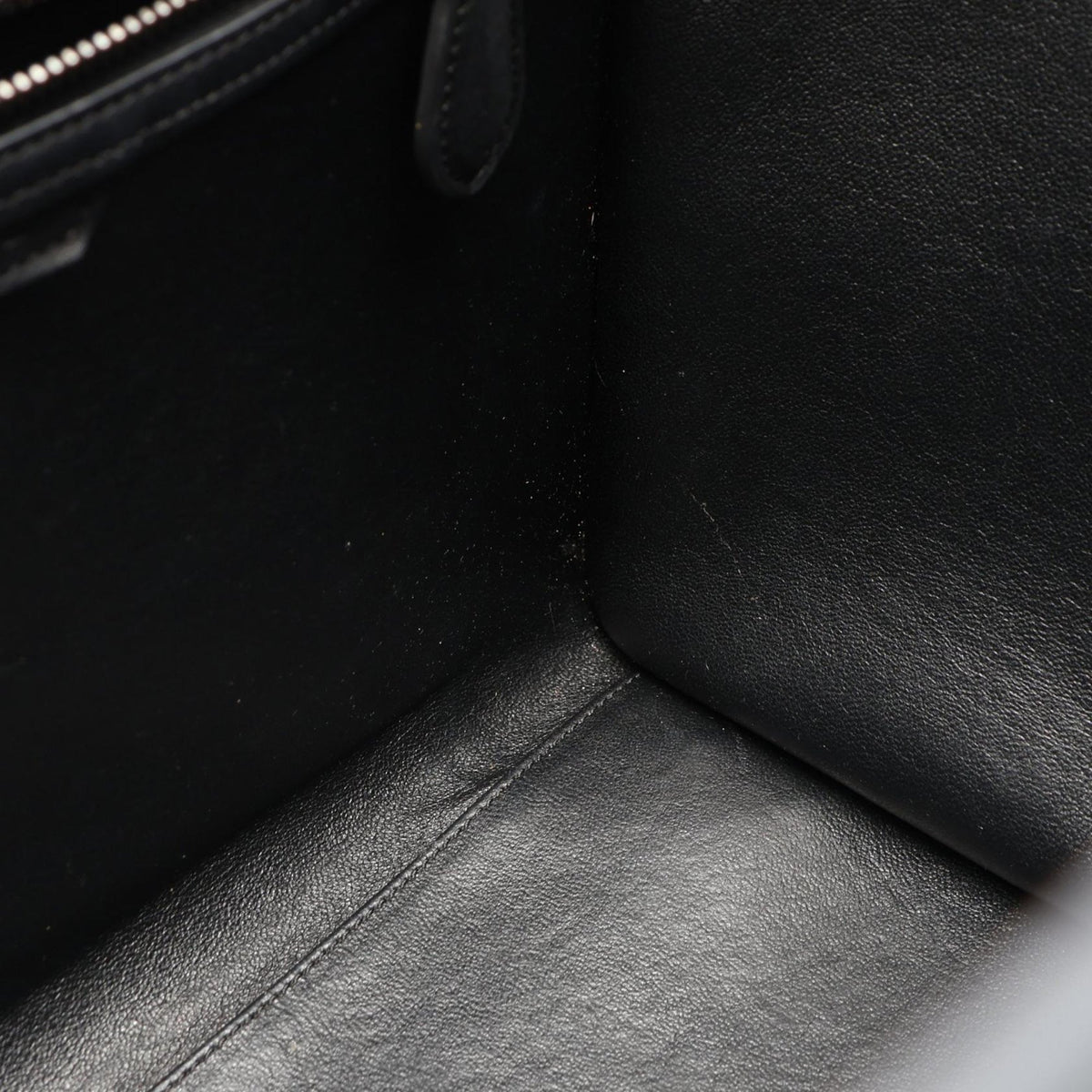 Celine Mini Tricolor Leather Luggage Tote