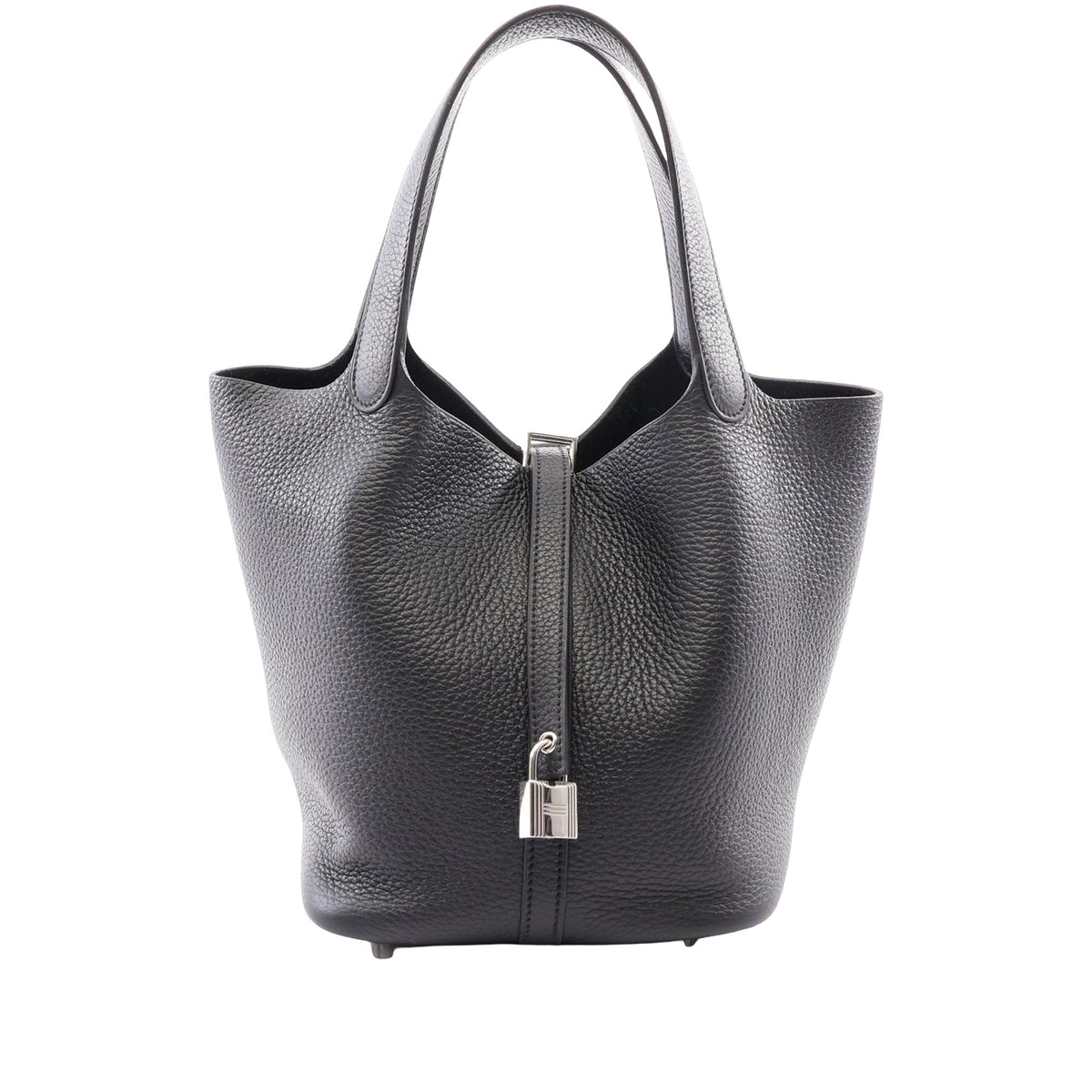 Hermès Clemence Picotin Lock 22 — Black