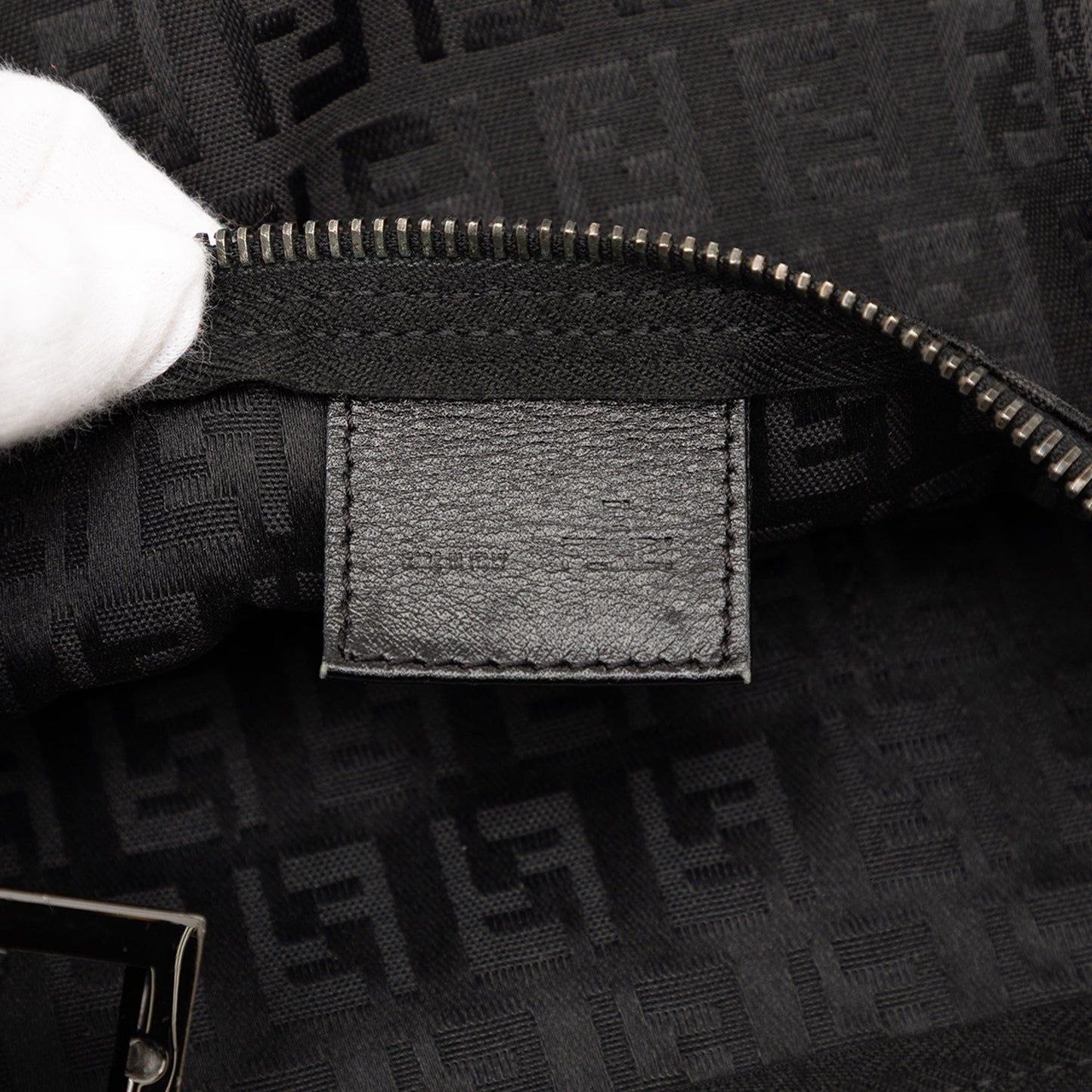 Fendi Zucchino Canvas Handbag