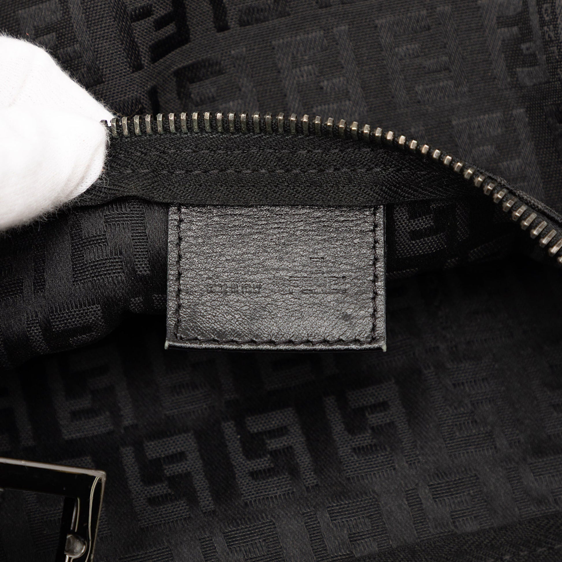Fendi Zucchino Canvas Handbag