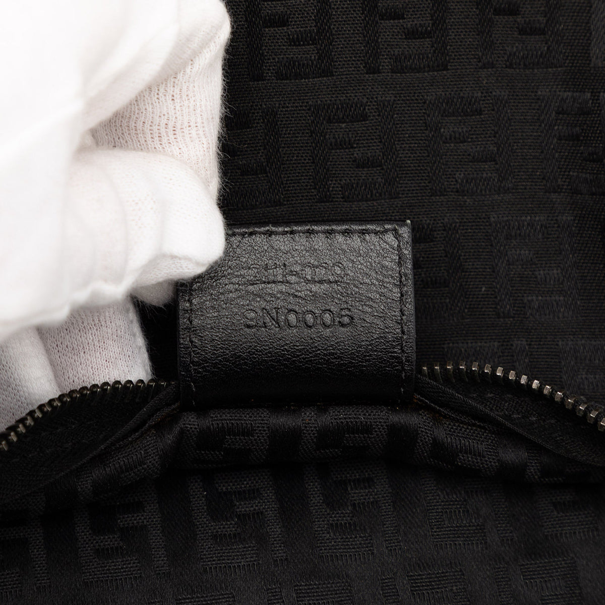 Fendi Zucchino Canvas Handbag