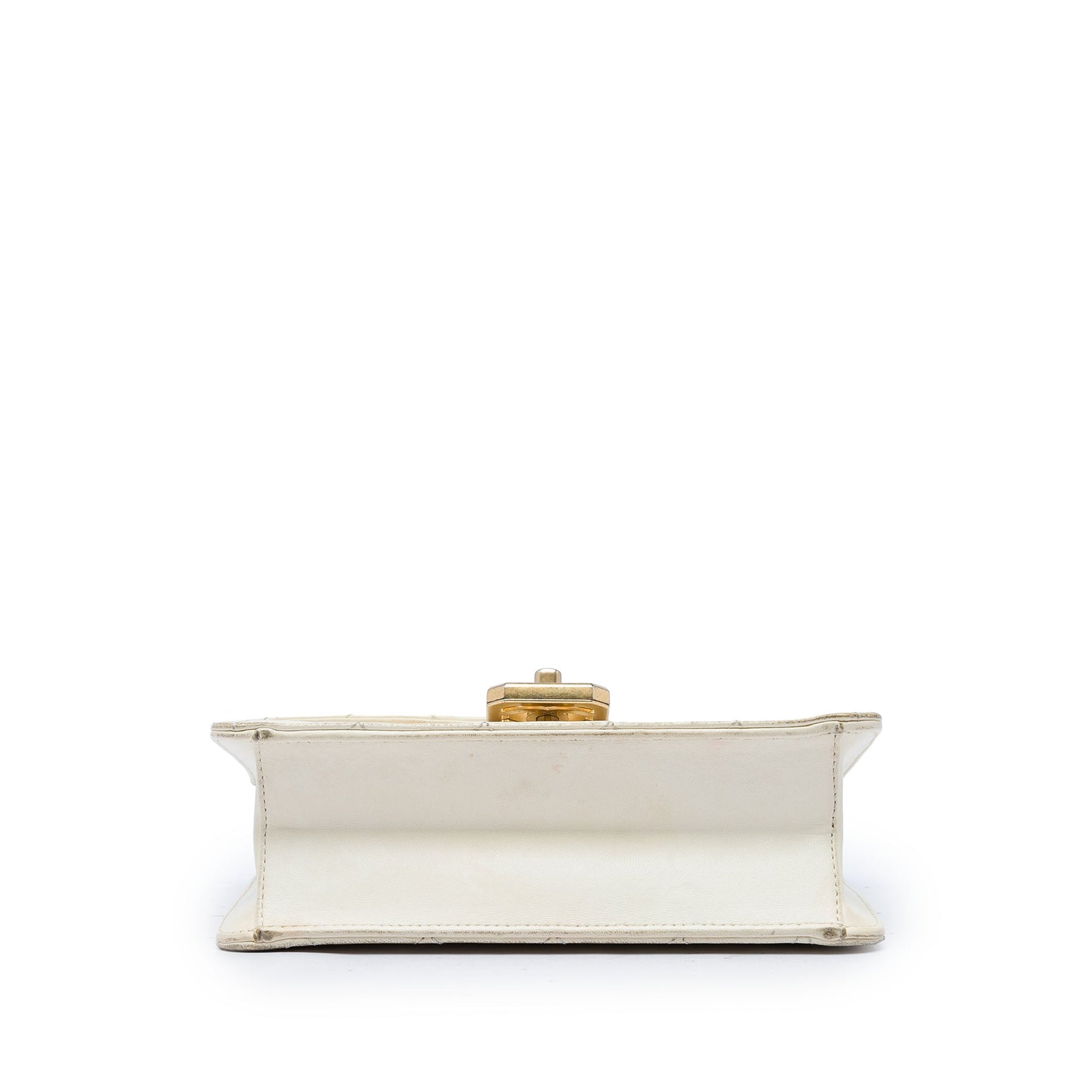 Chanel Quilted Lambskin Crystal Geometric CC Frame Flap